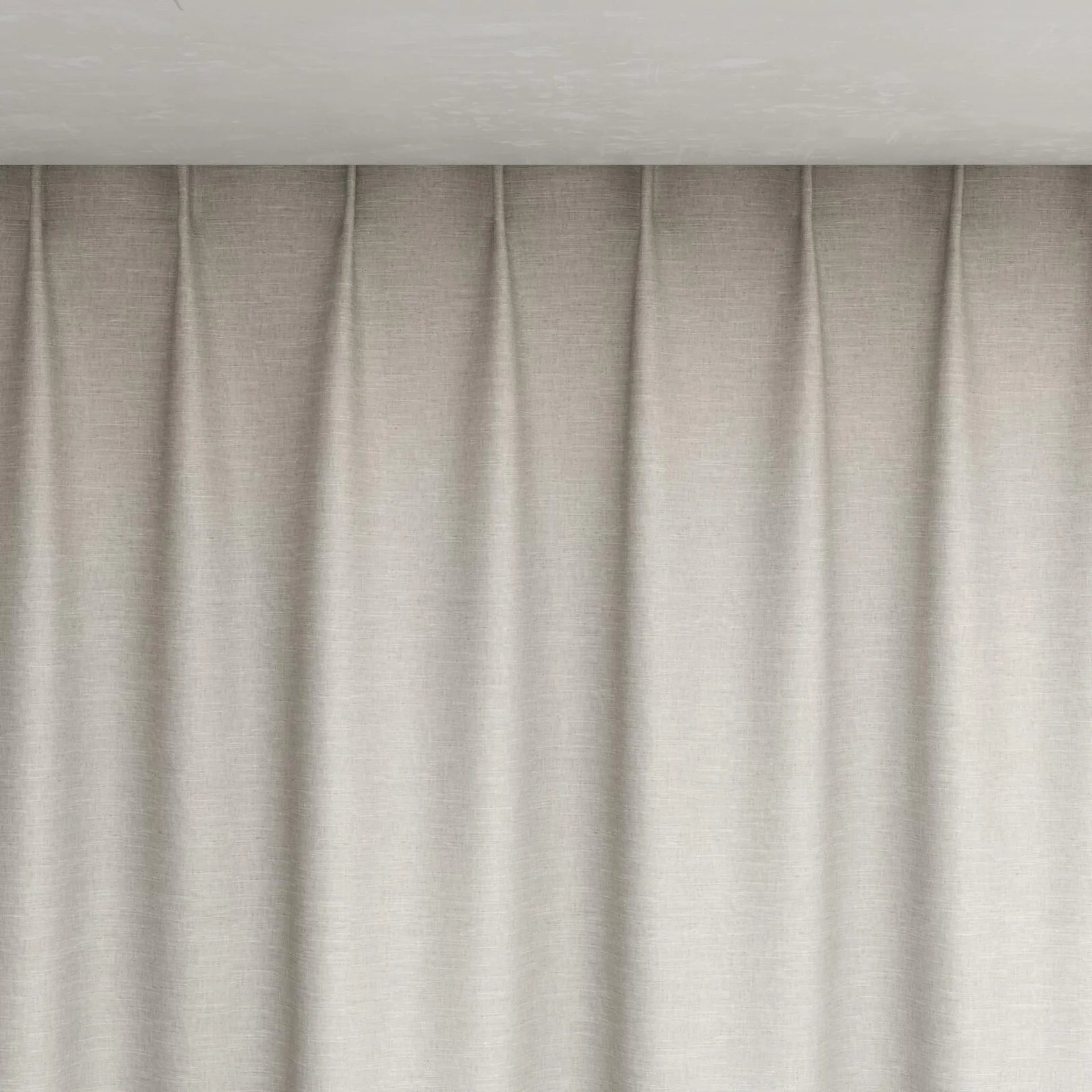 Top view of Tonto Mist, pinch pleat