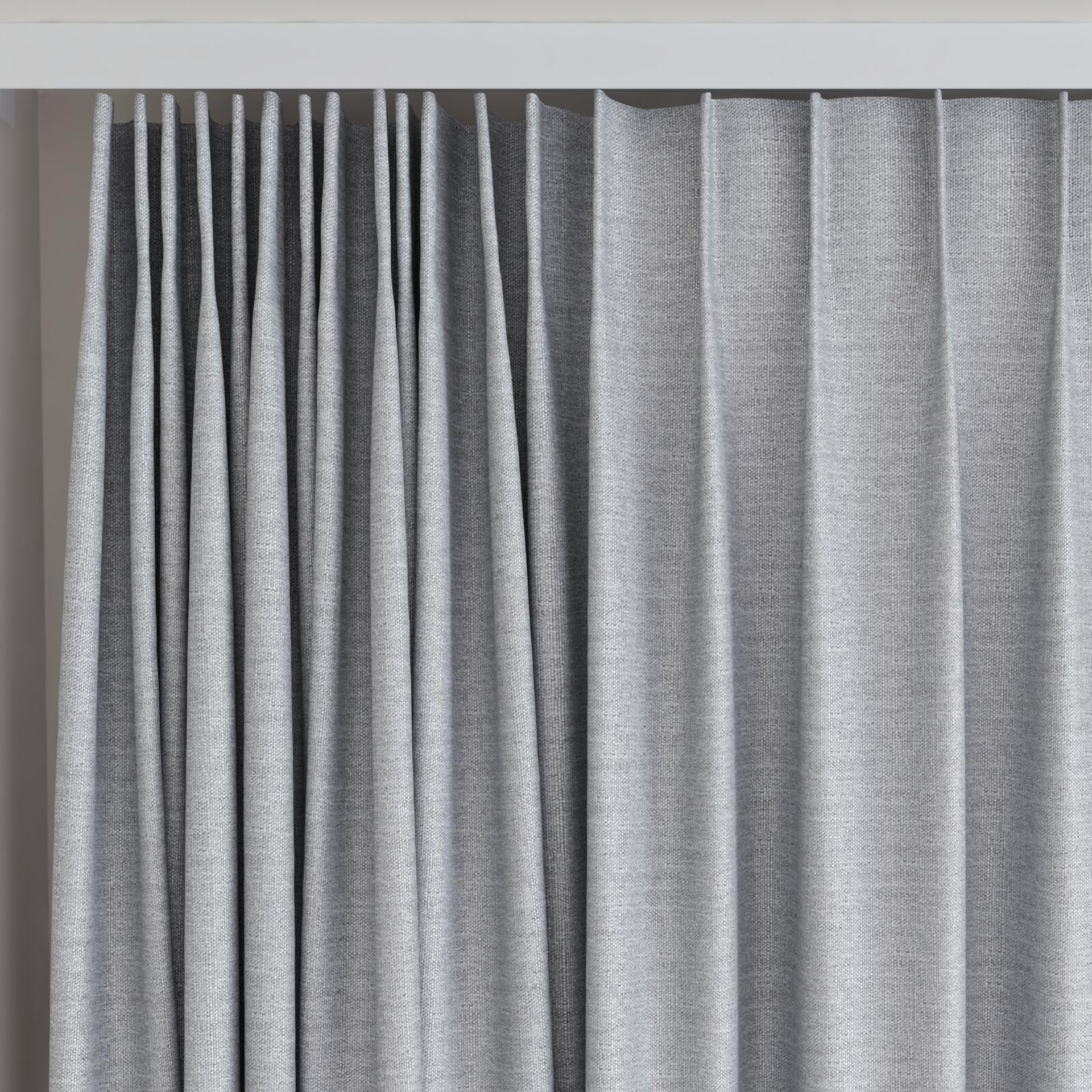 Top view of Linex Sterling, on curtain rail