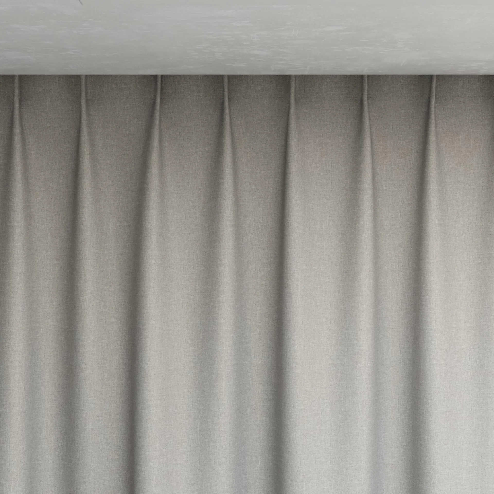 Top view of Re Delis Aluminium, pinch pleat