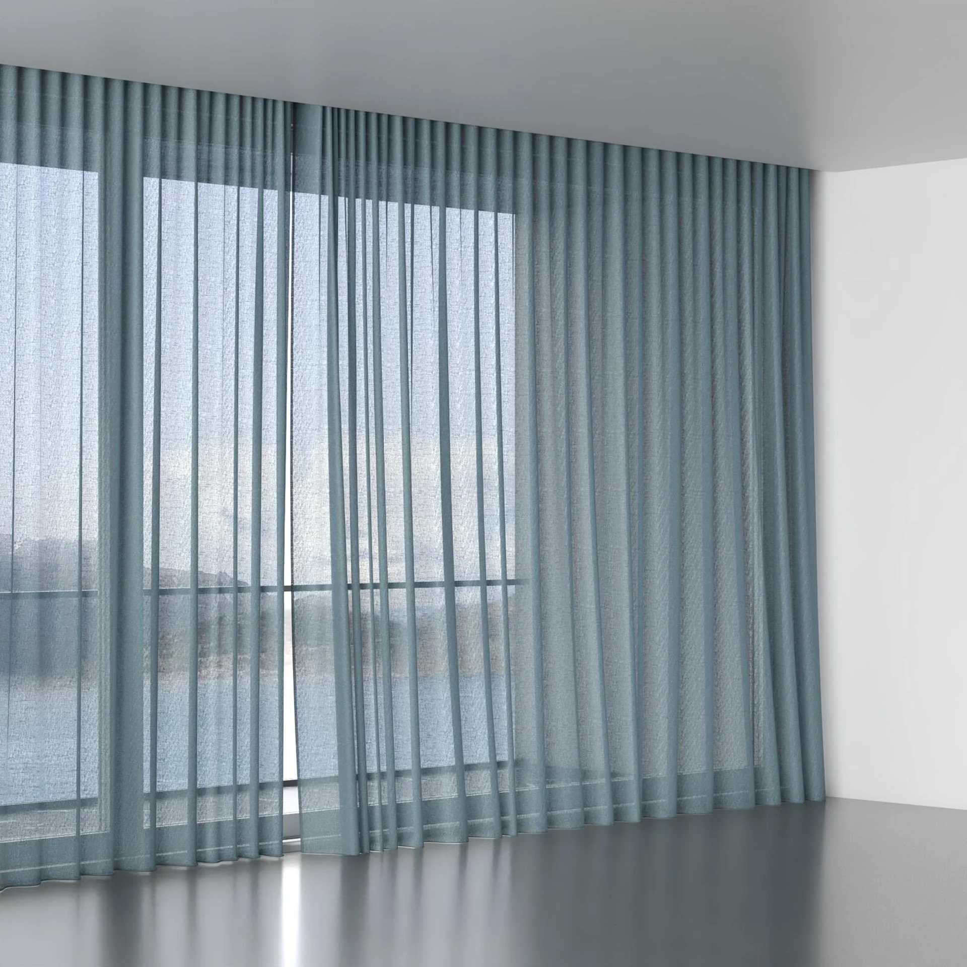 Full view of Focus Storm, wave pleat