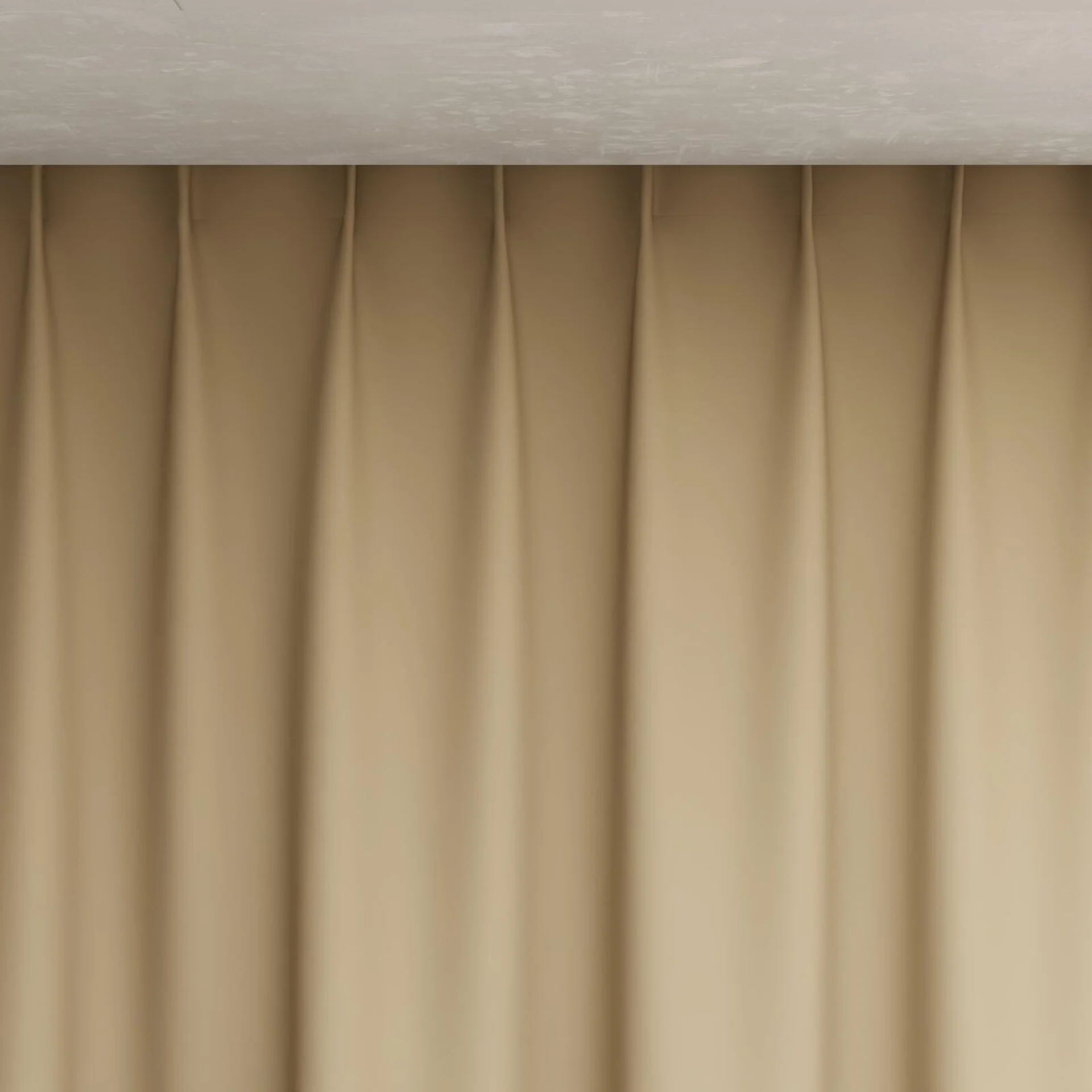Top view of Vesta Bamboo, pinch pleat