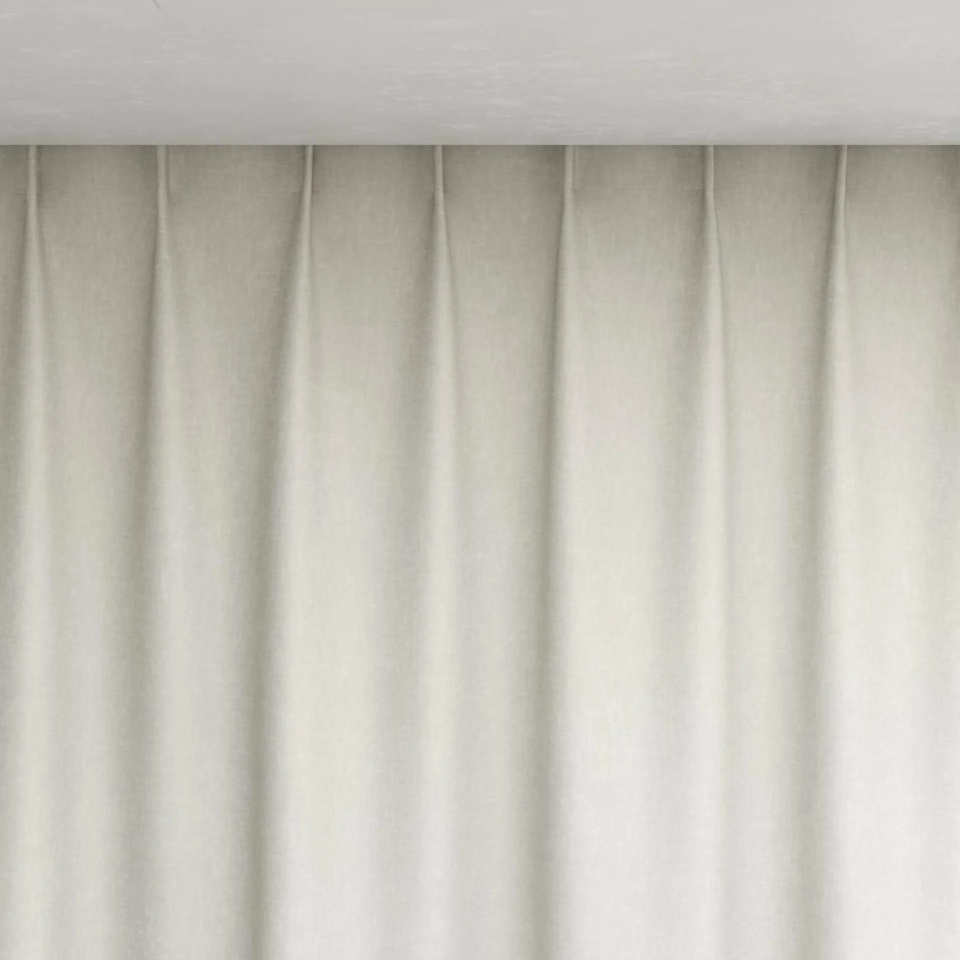 Top view of Glamour Bone, pinch pleat