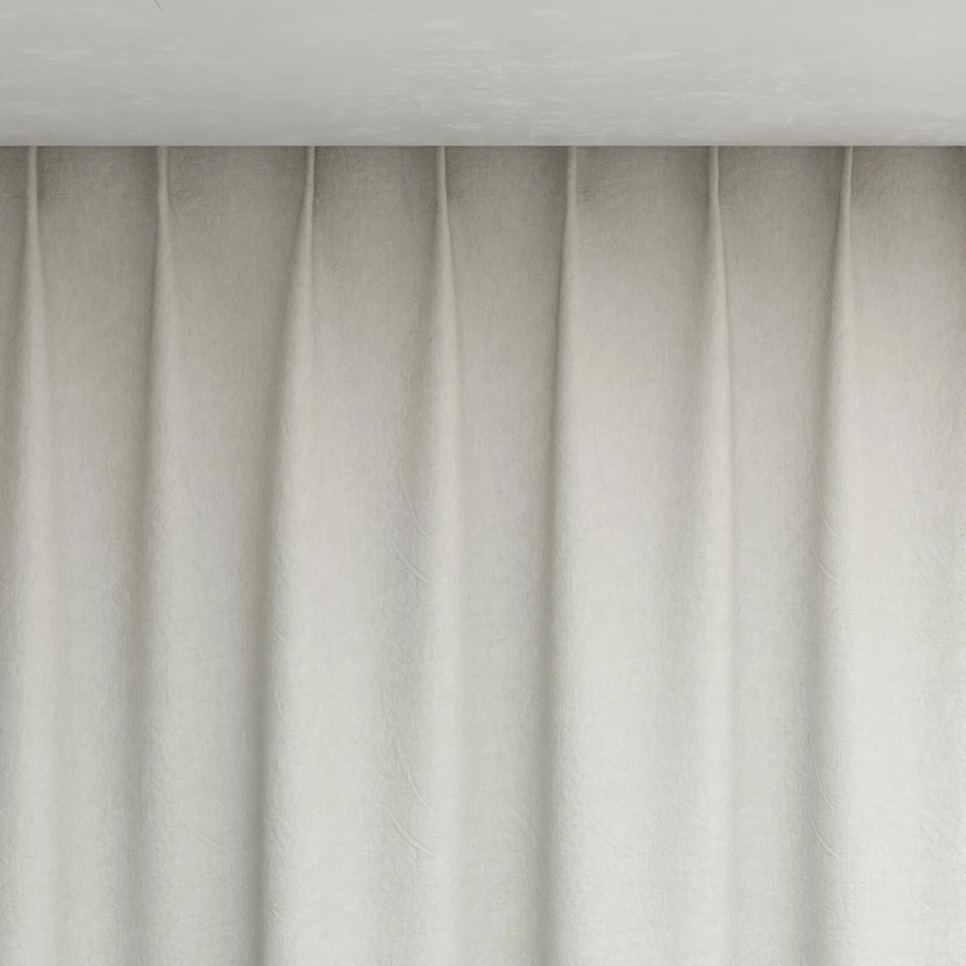 Top view of Obi Stonewash Willow, pinch pleat