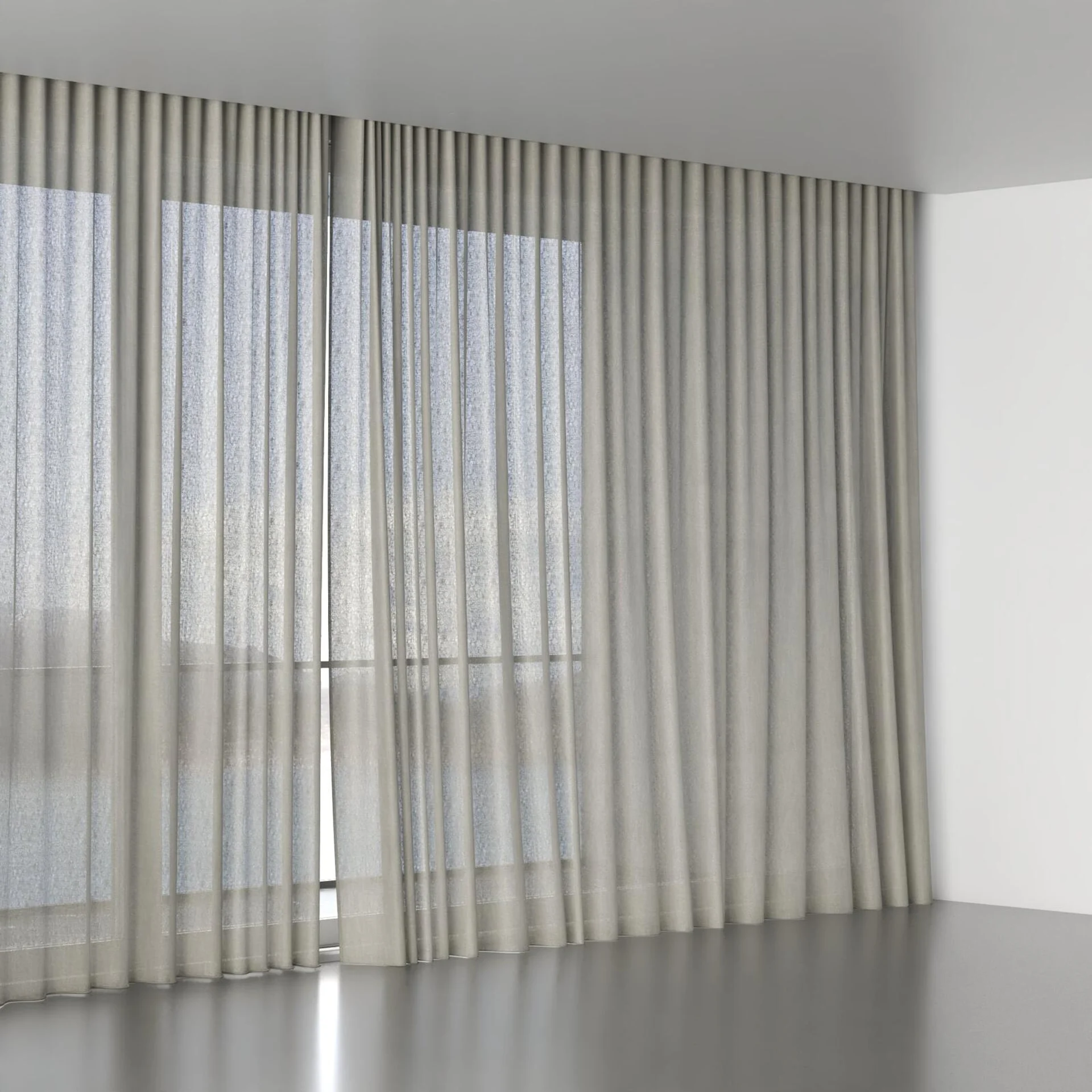 Full view of Lucidity Stone, wave pleat