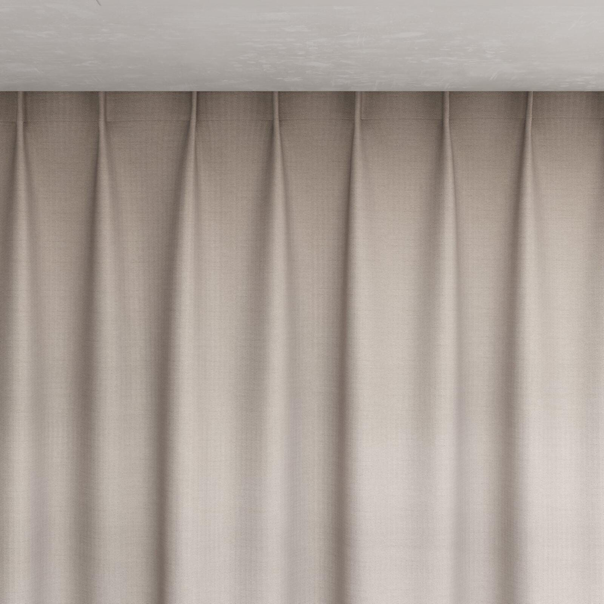 Top view of Robot String, pinch pleat