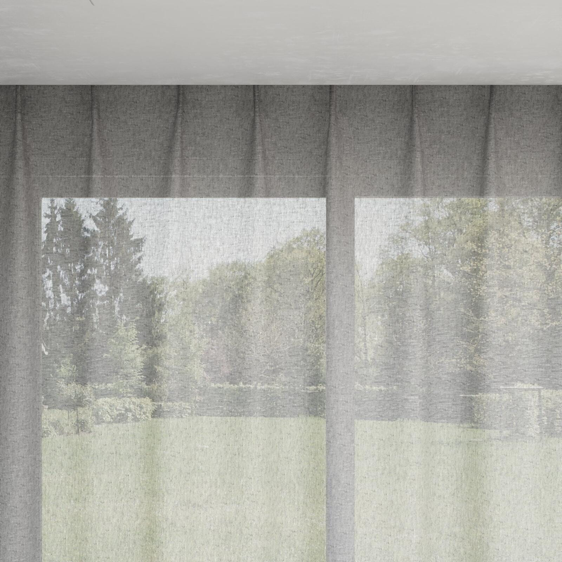Top view of Kyoto Shadow, pinch pleat