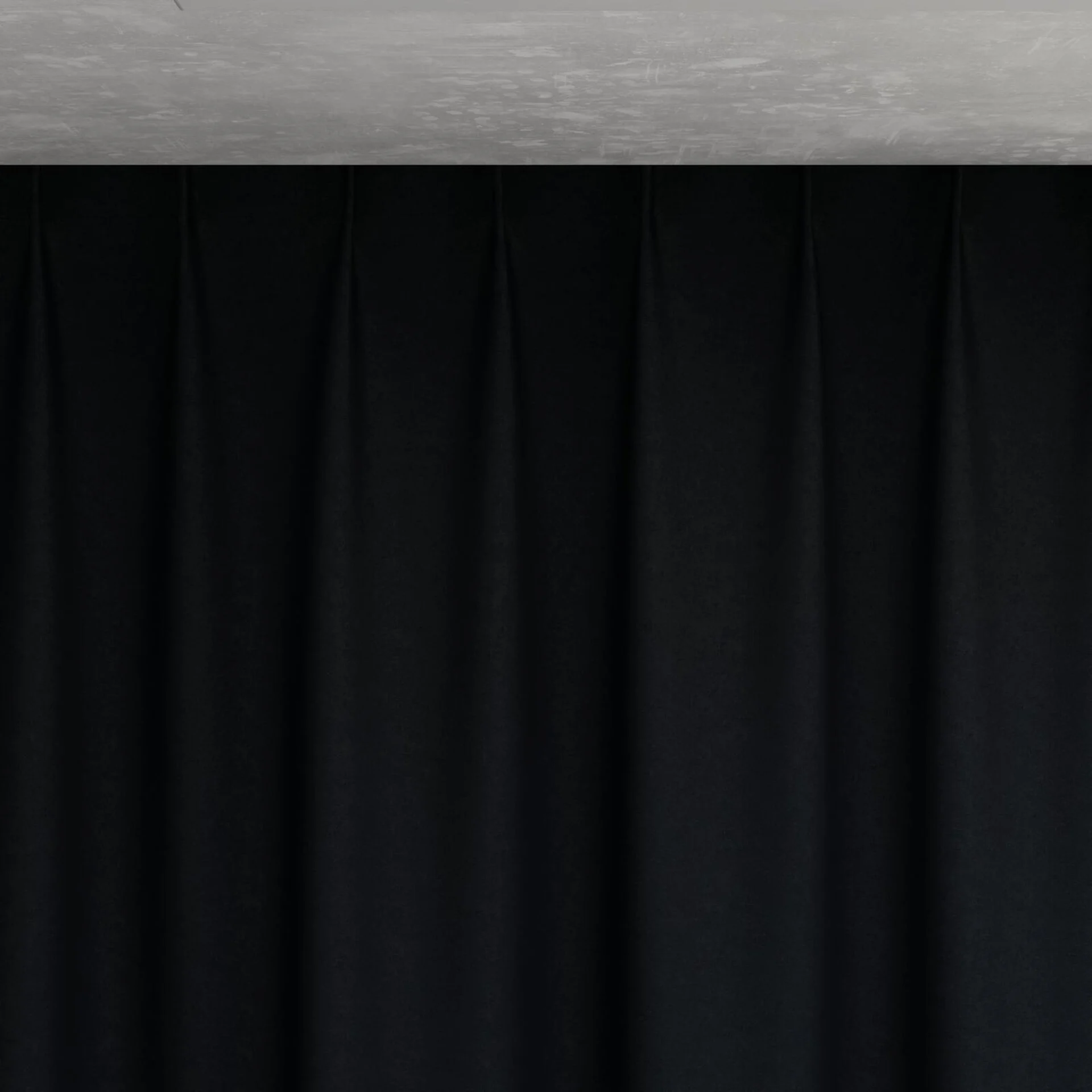 Top view of Luxo Onyx, pinch pleat