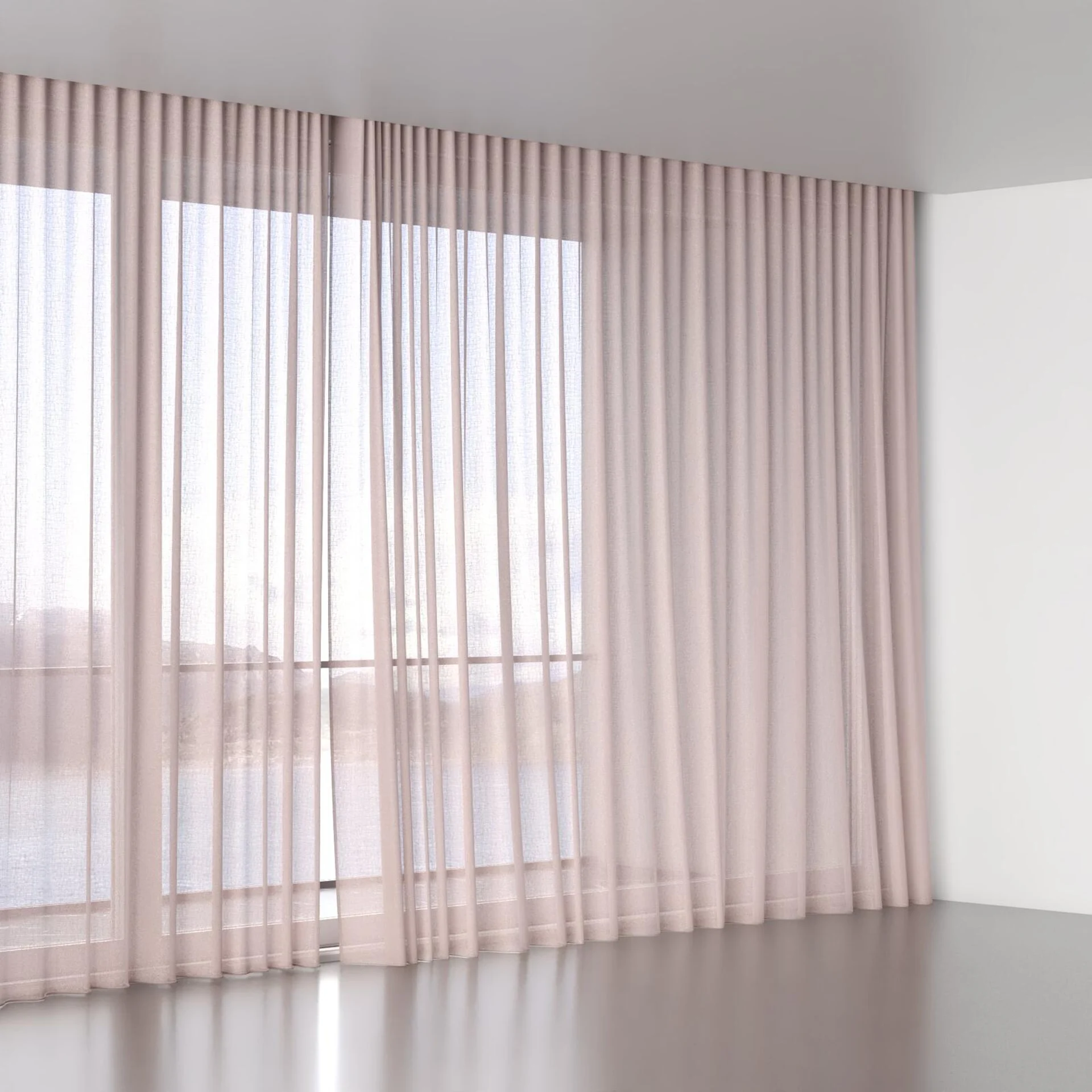Full view of Focus Boudoir, wave pleat