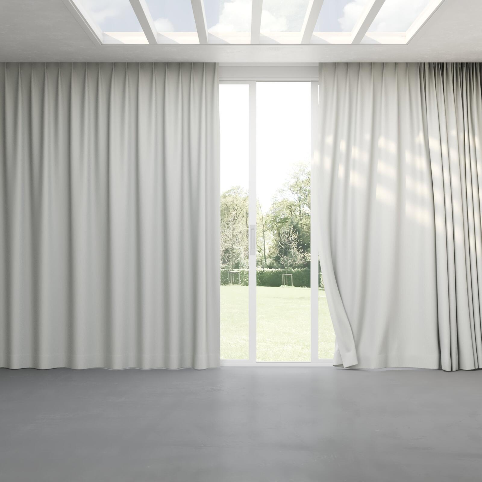 Full view of Dream Weaver 300 Pavement, pinch pleat