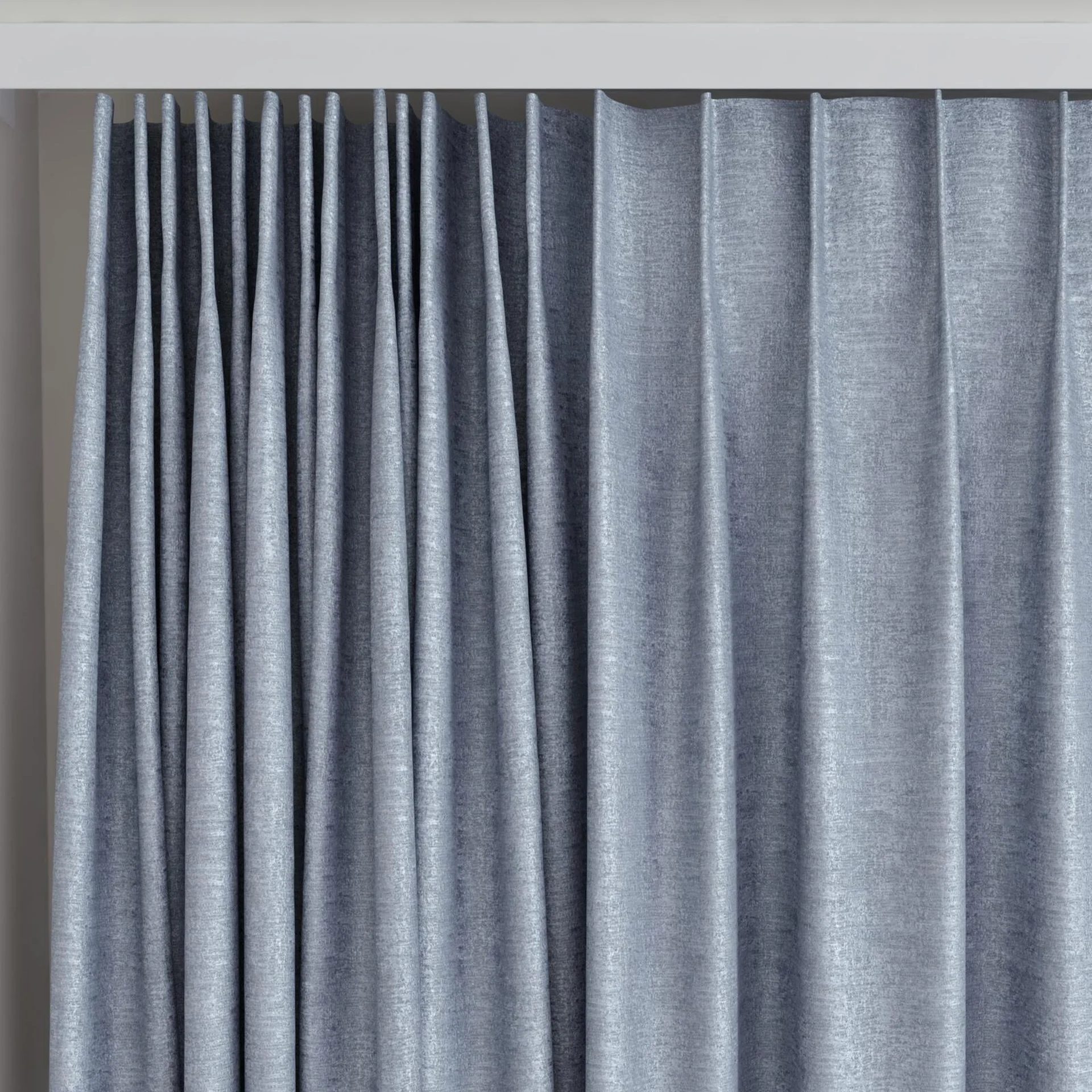 Top view of Hug Cloud, on curtain rail