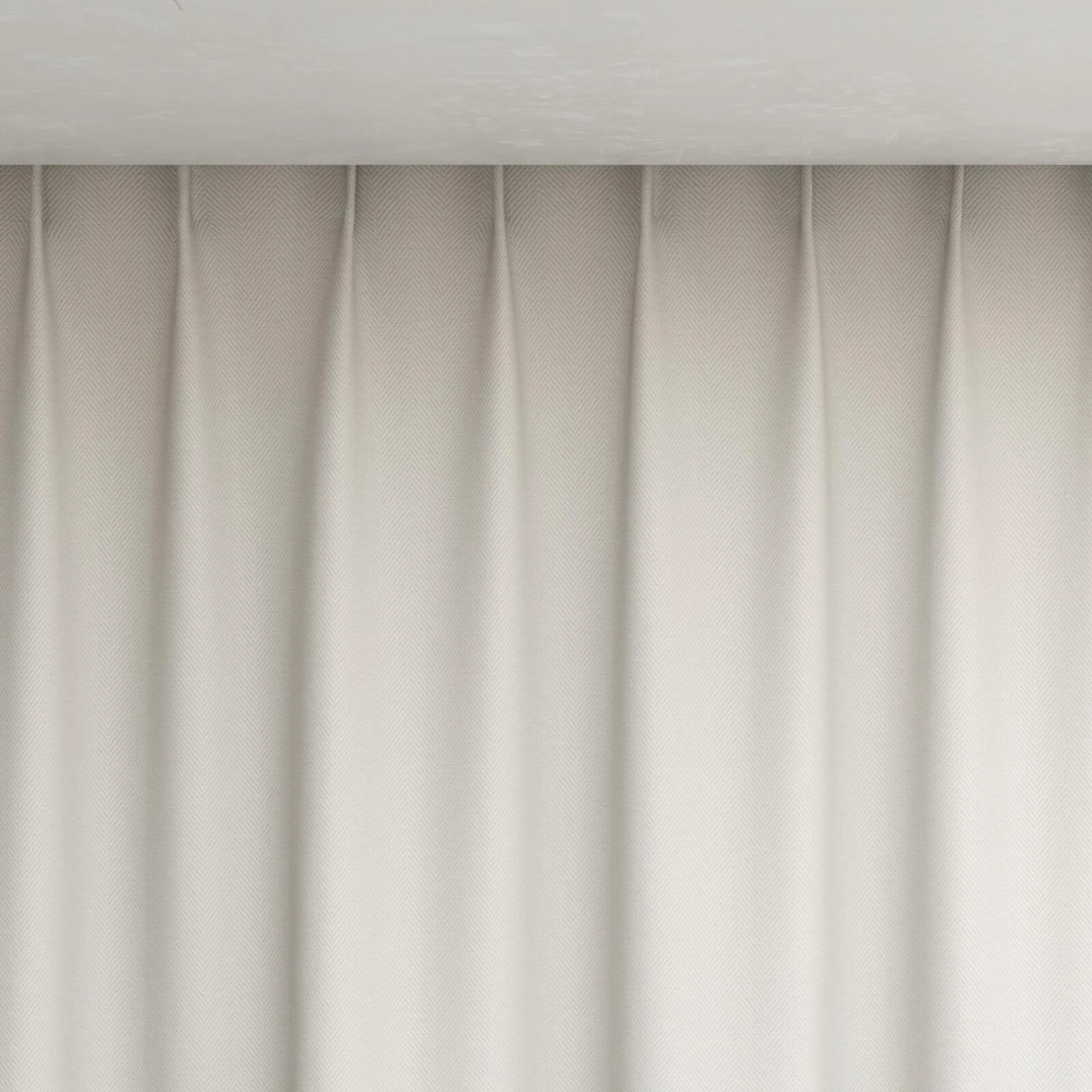 Top view of Trailblazer Ivory, pinch pleat