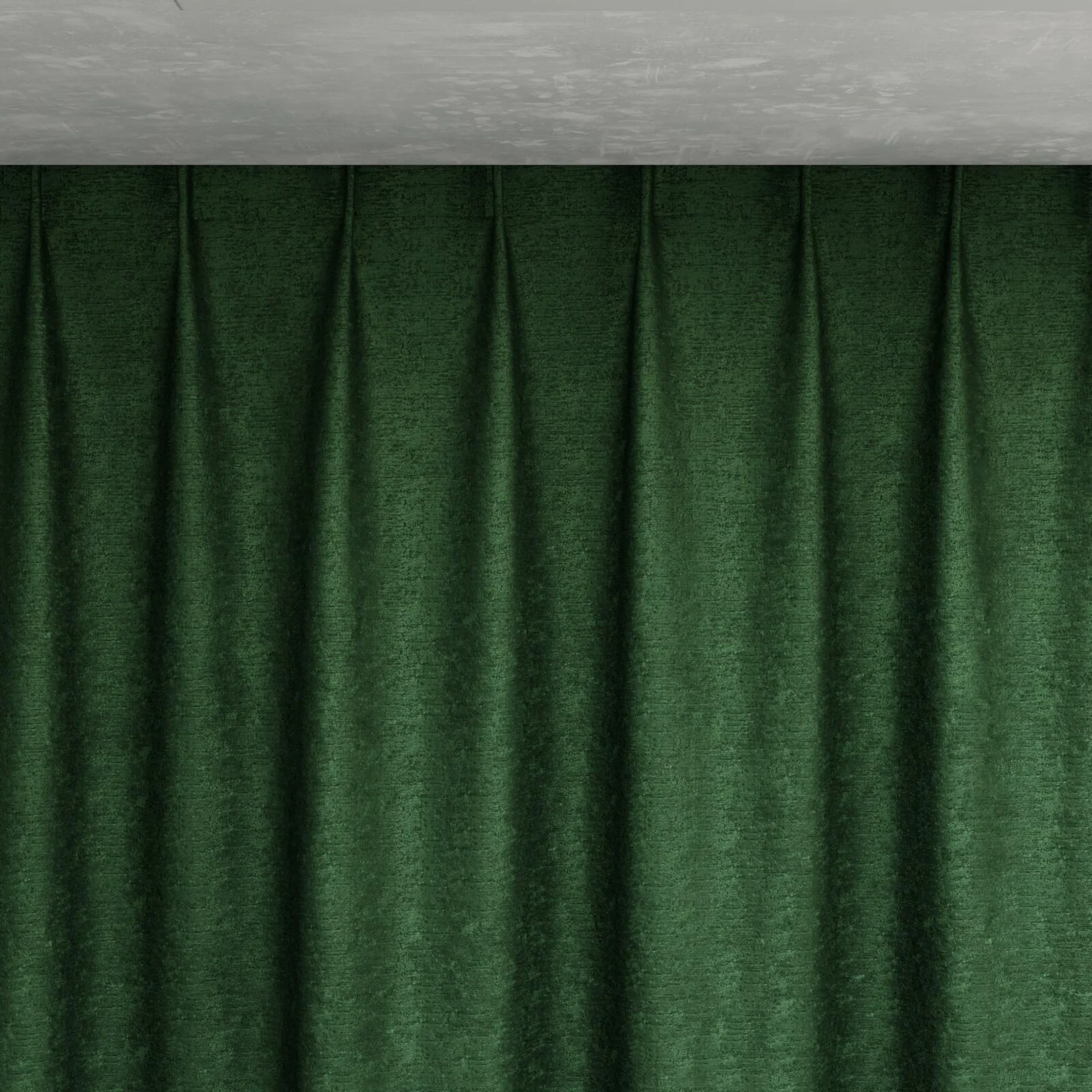 Top view of Hug Pine, pinch pleat