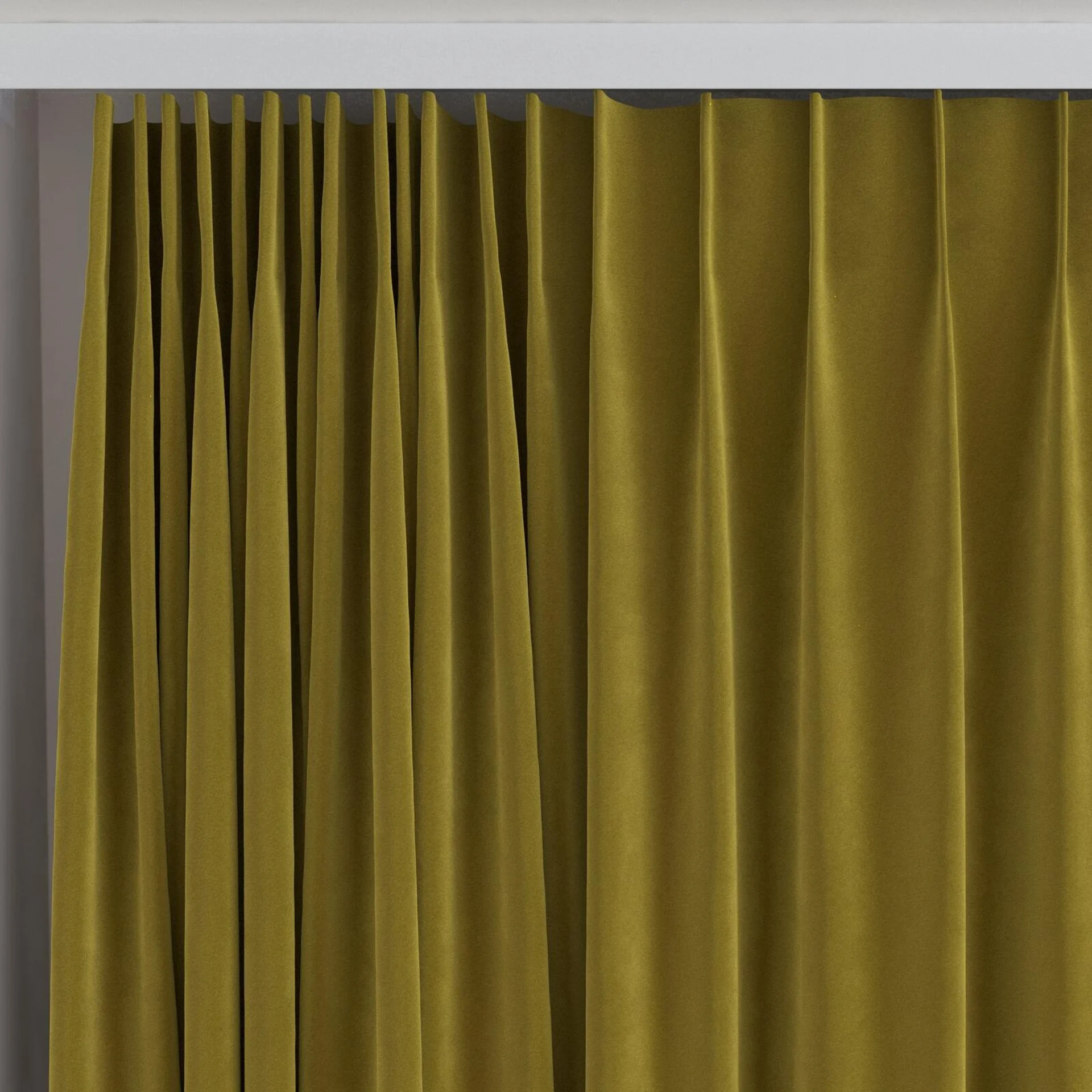 Top view of Vienna Vine, on curtain rail