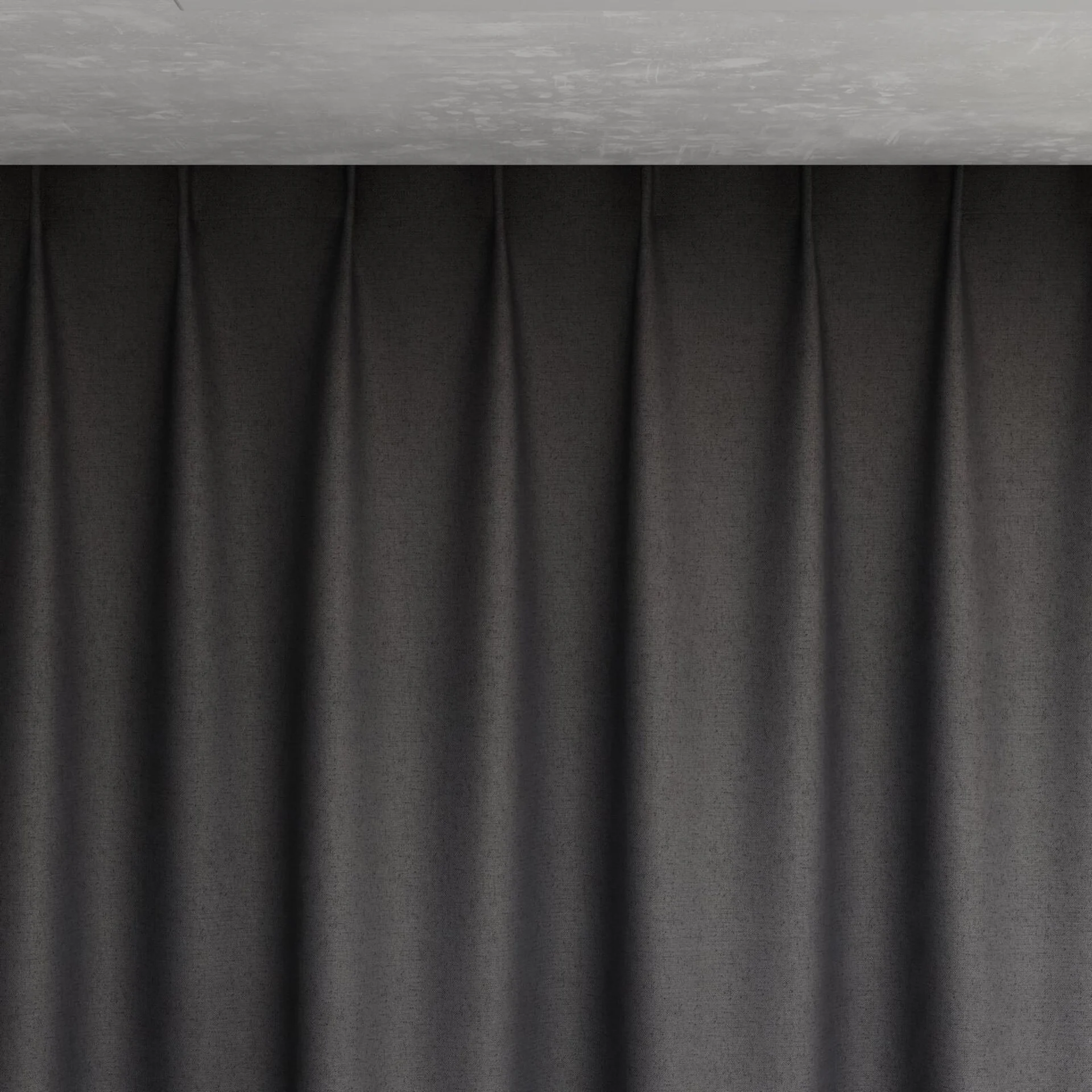 Top view of Liberate Iron, pinch pleat