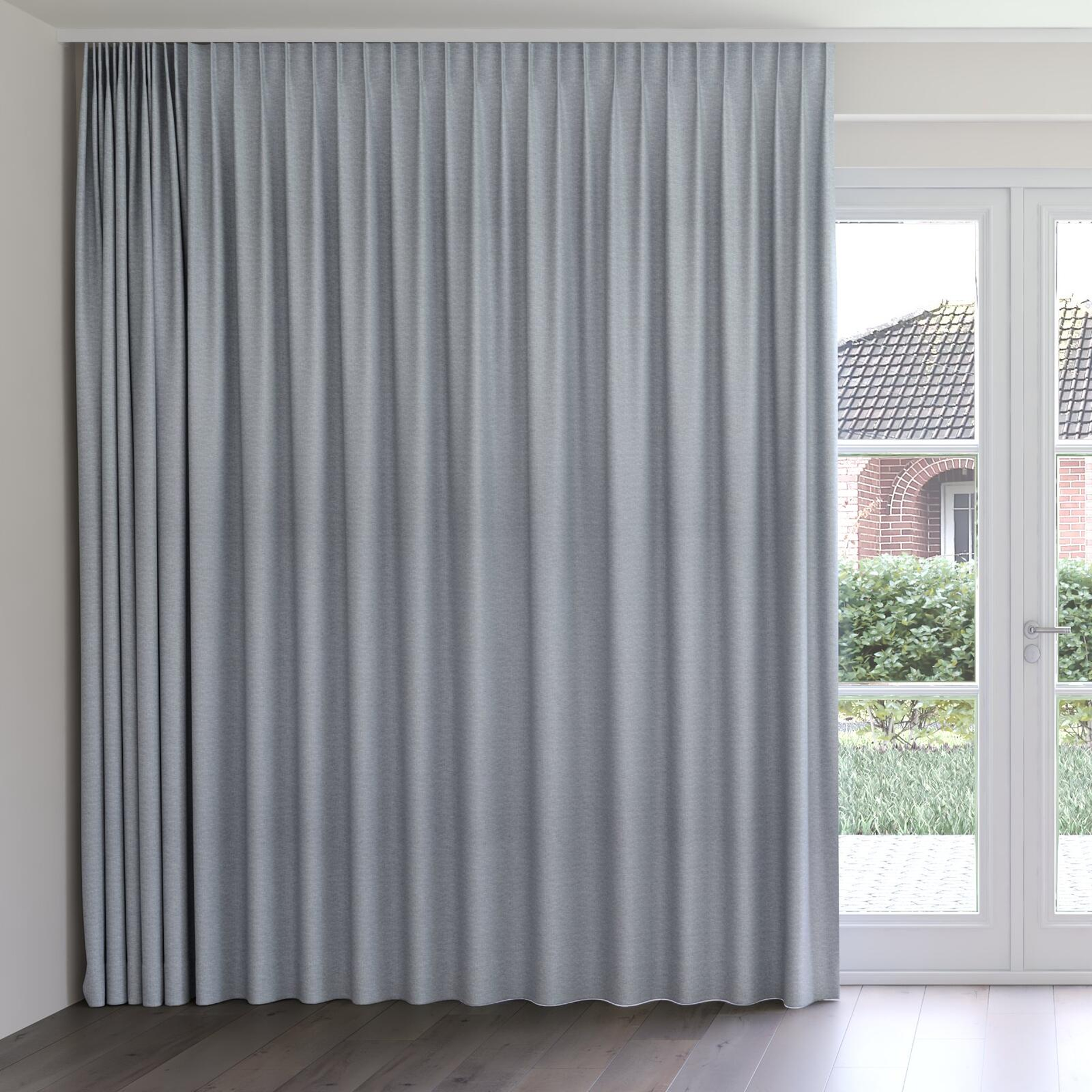 Front view of Goa Stellar, on curtain rail