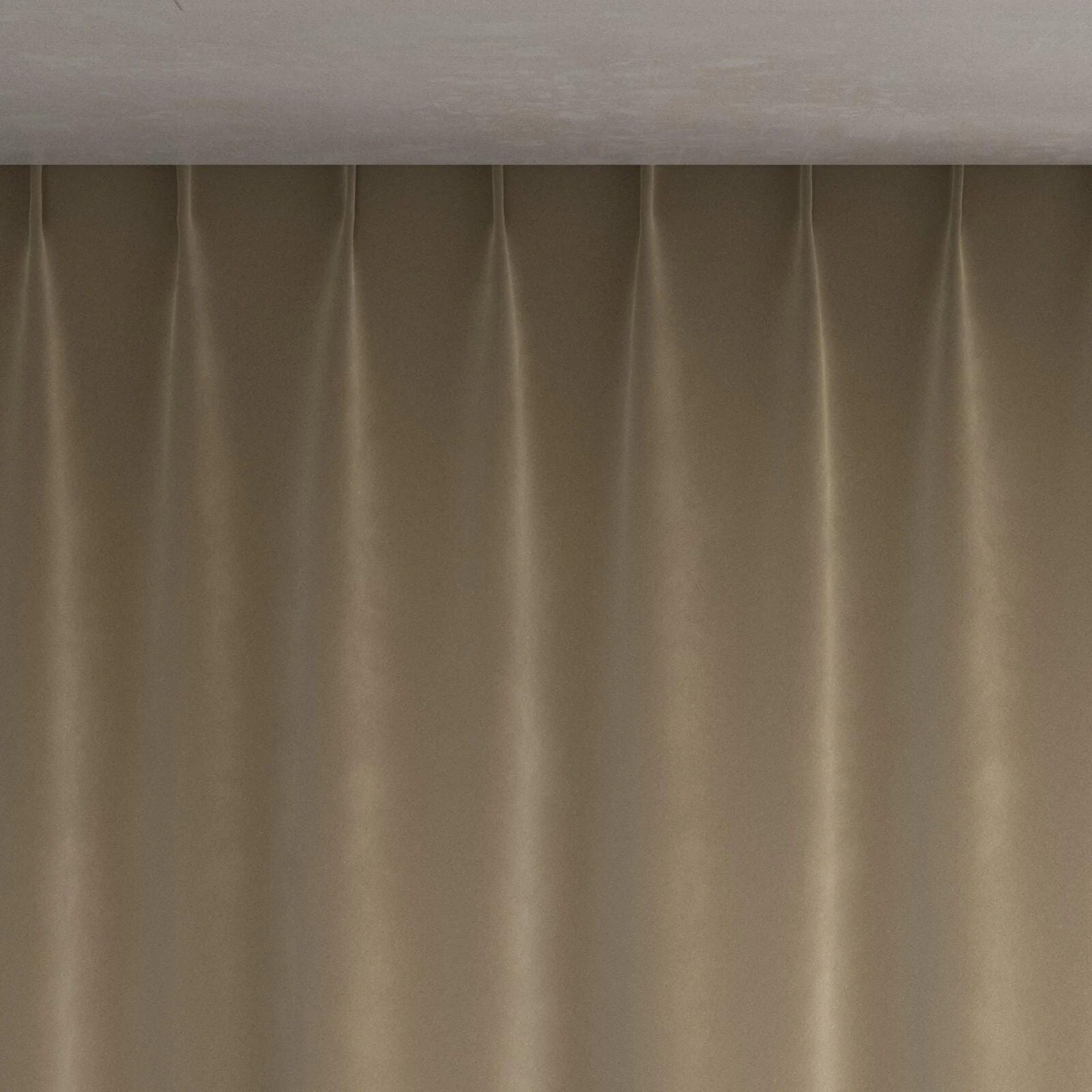Top view of Verbier Dune, pinch pleat