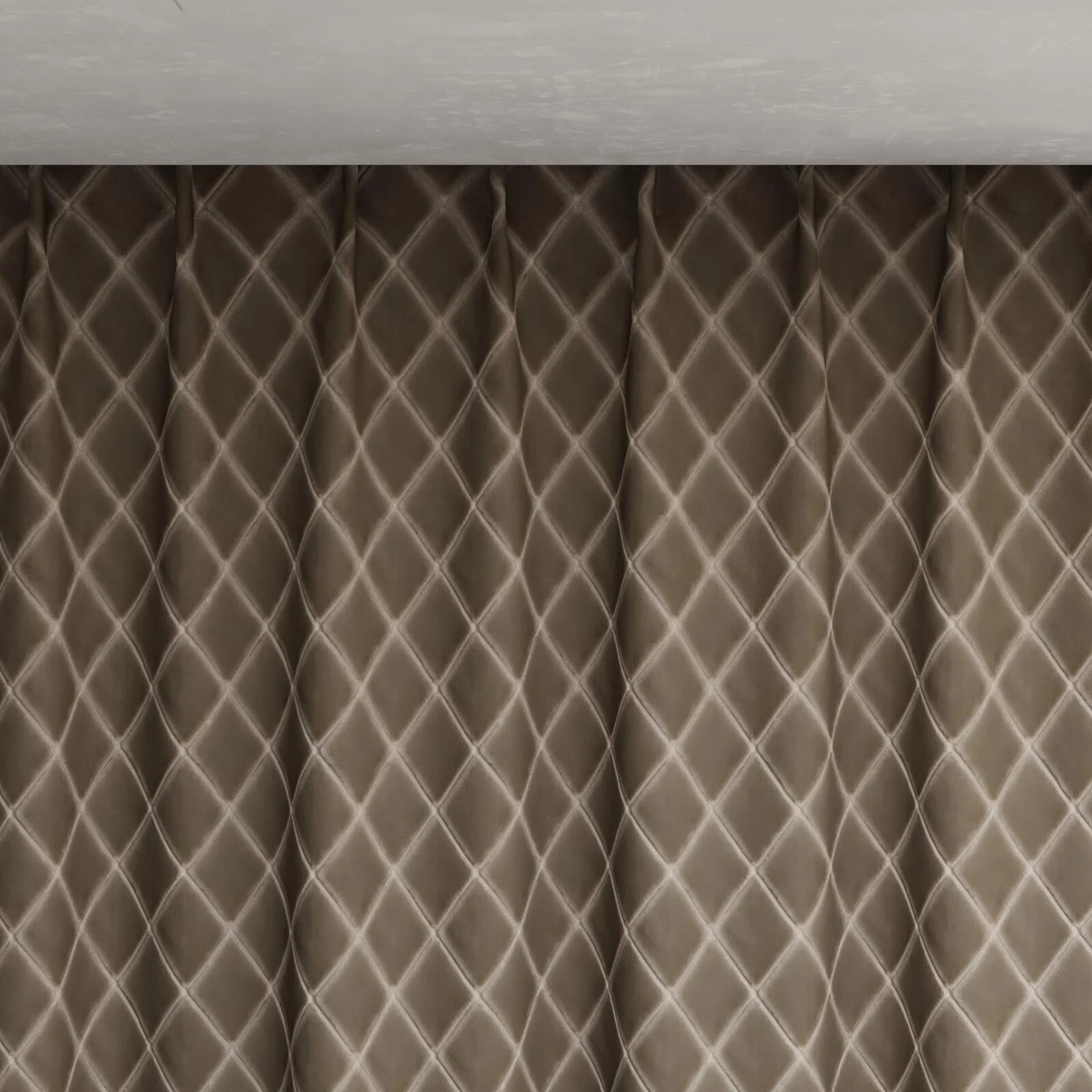 Top view of Pantheon Chincilla, pinch pleat