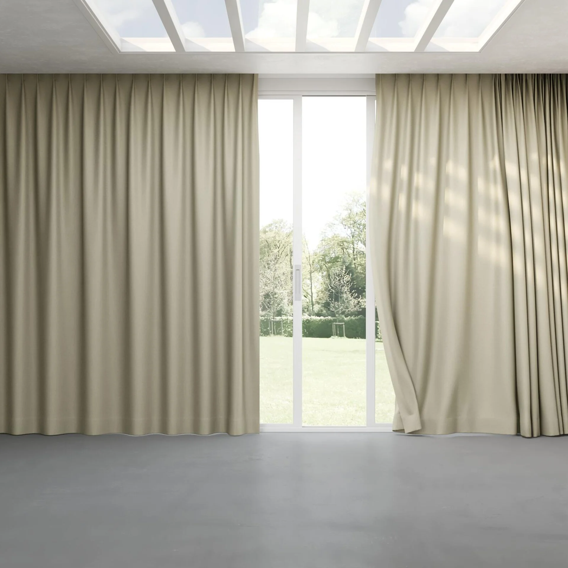Full view of Grove Funghi, pinch pleat