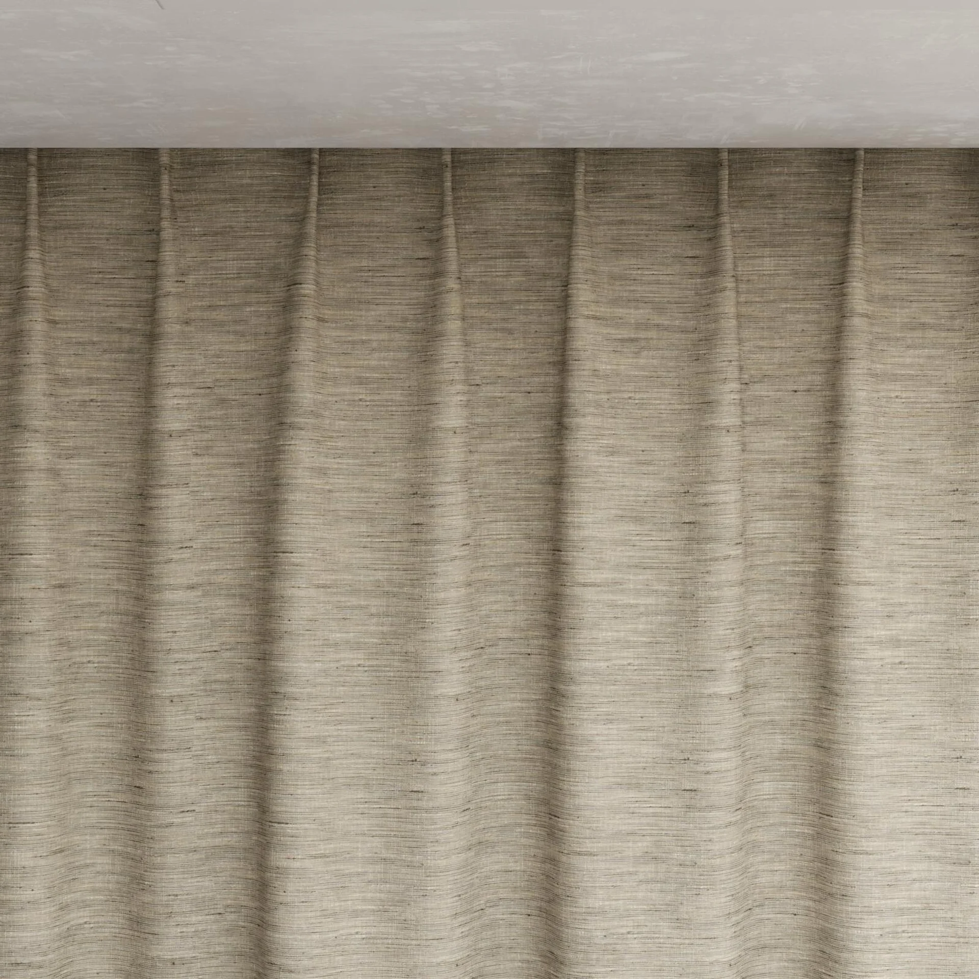 Top view of Venus Marble, pinch pleat