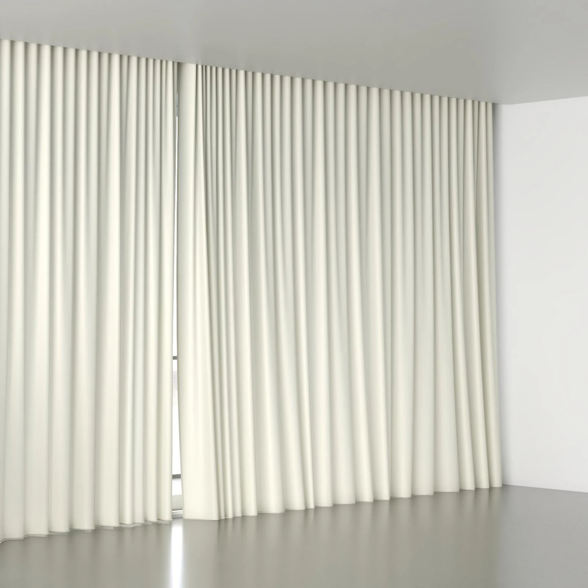 Full view of Optima Clay, wave pleat