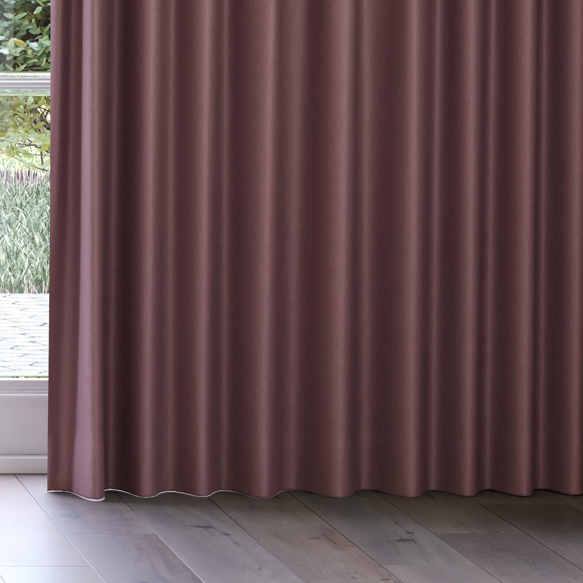 Bottom view of Woolly/Woolen Raisin, on curtain rail