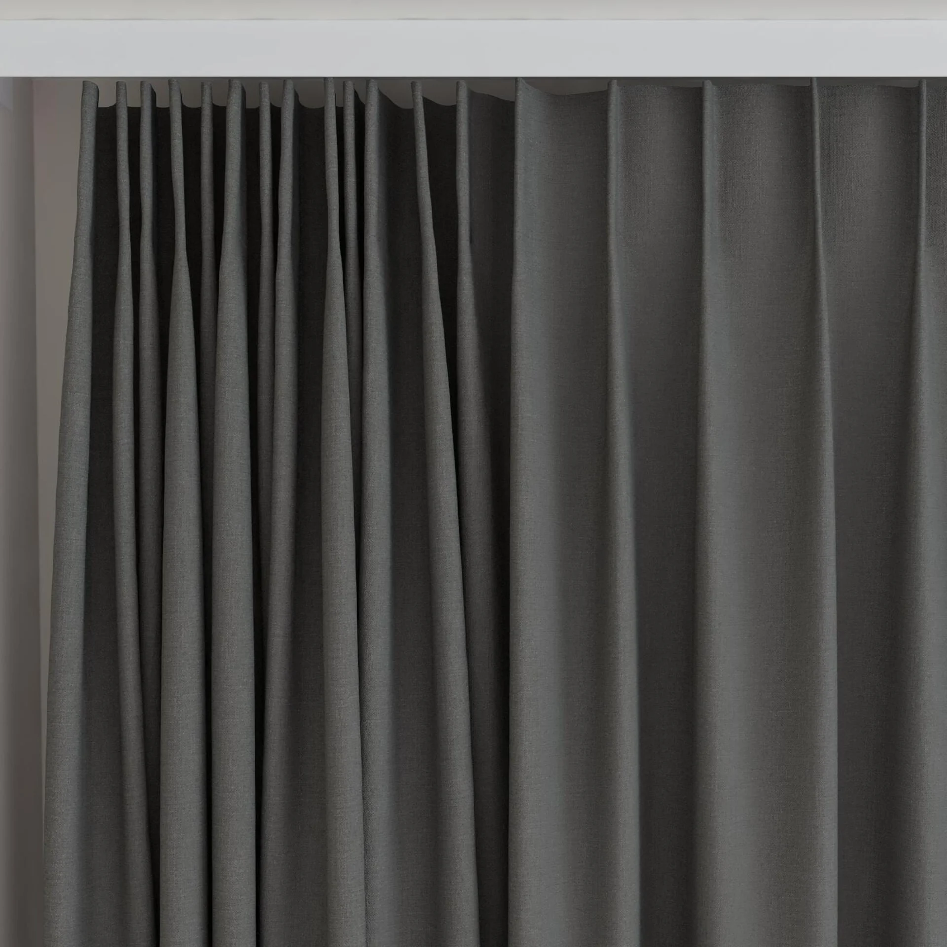 Top view of Envoy 2 Storm 320cm, on curtain rail