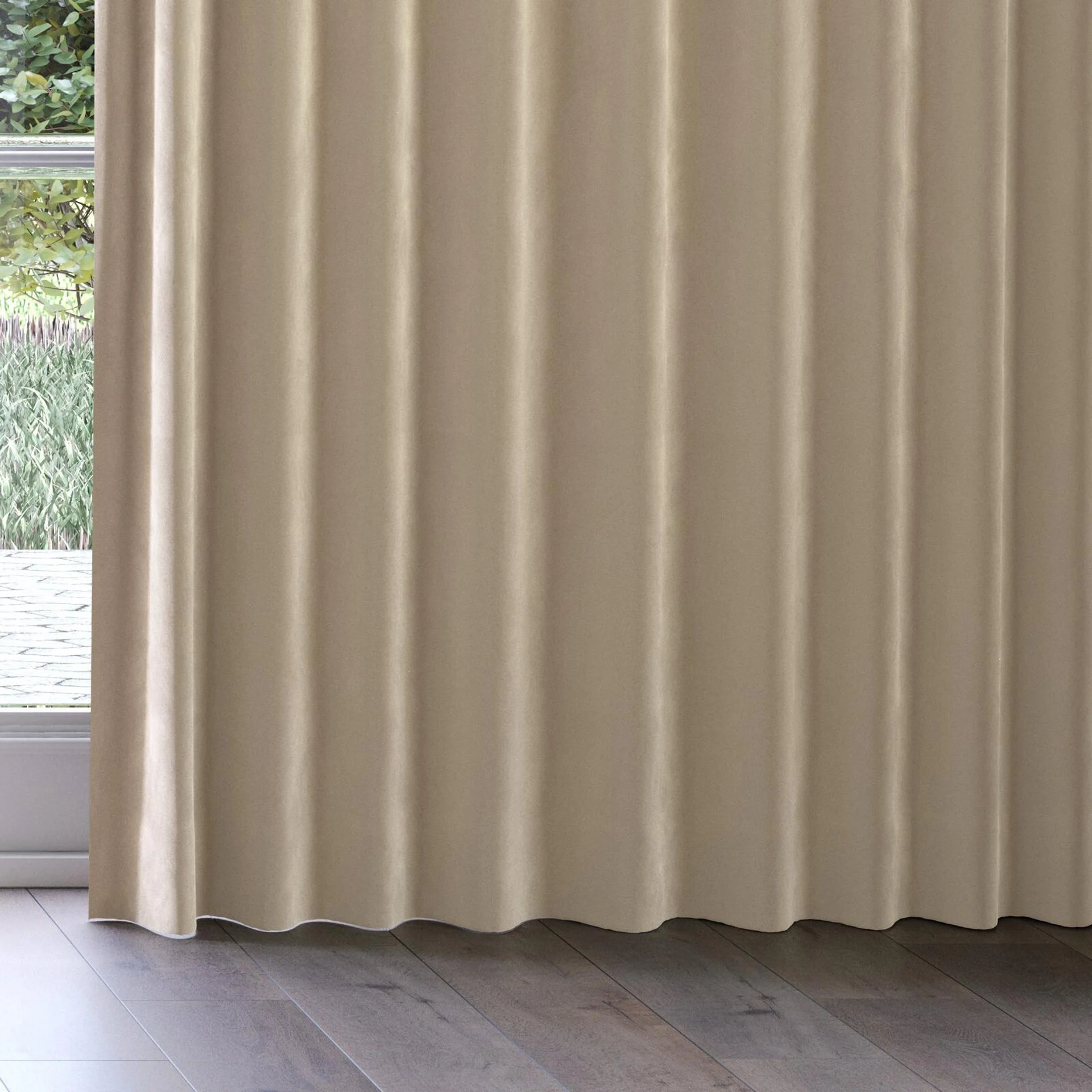 Bottom view of Verbier Dune, on curtain rail