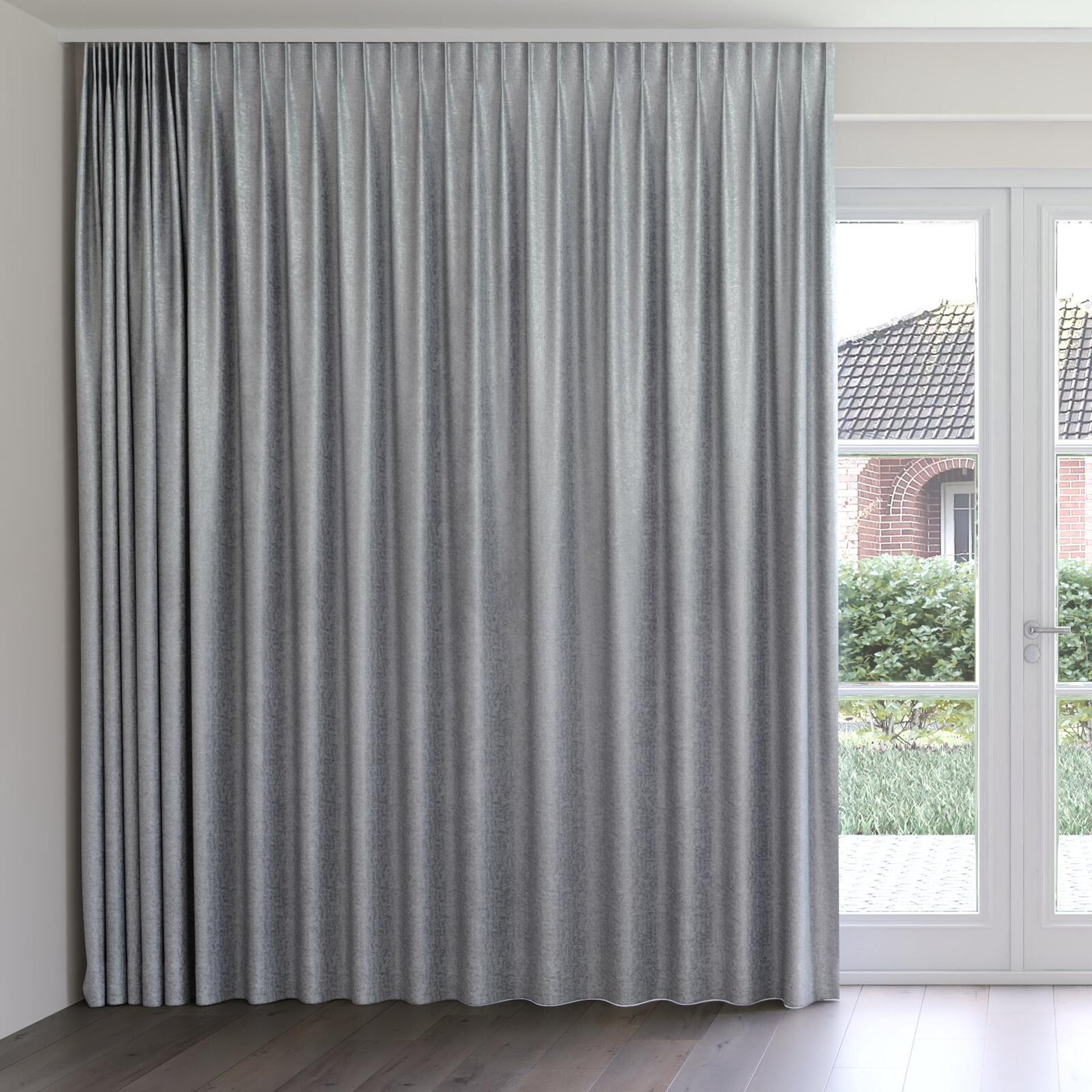 Front view of Hug Spa, on curtain rail