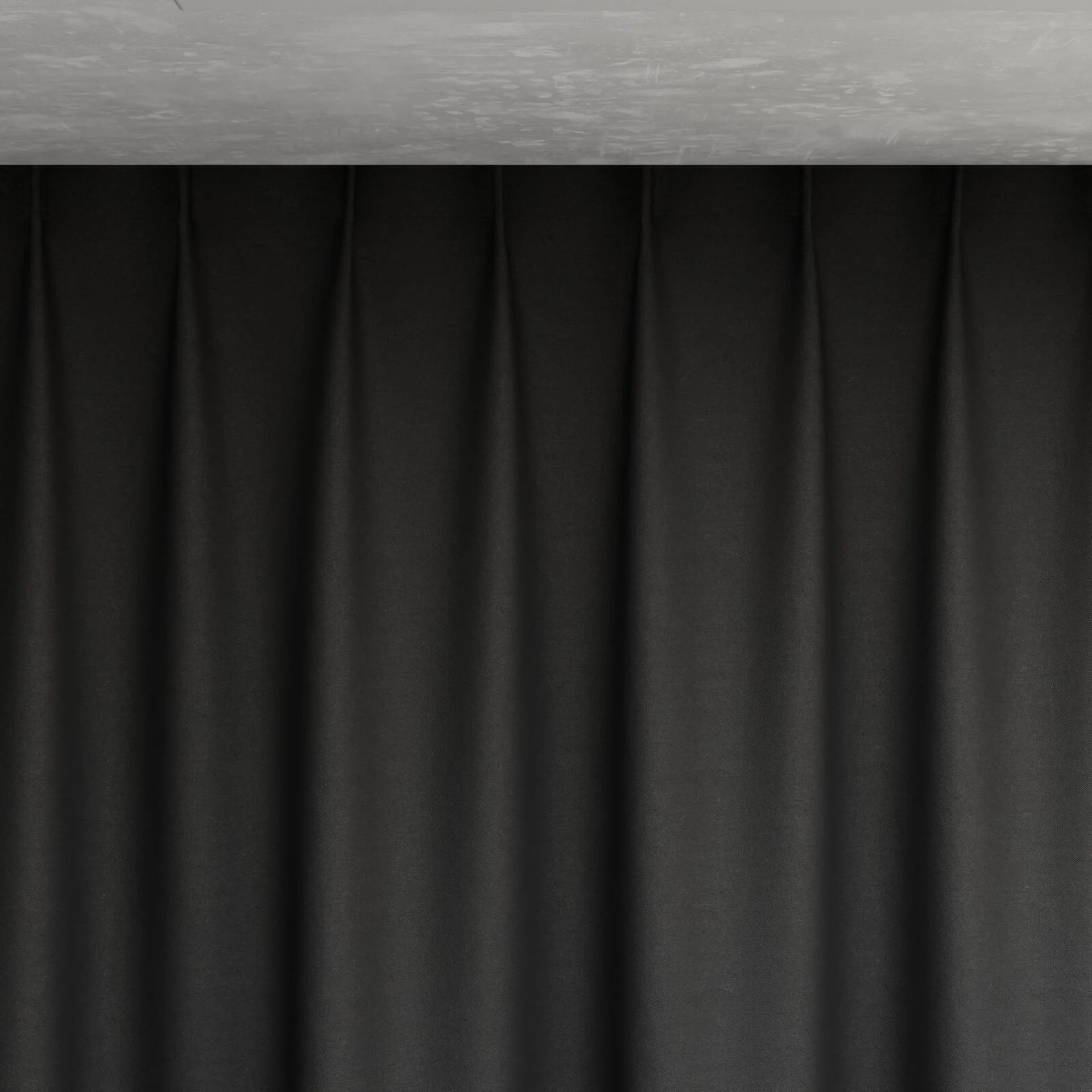 Top view of Brugge Midnight, pinch pleat