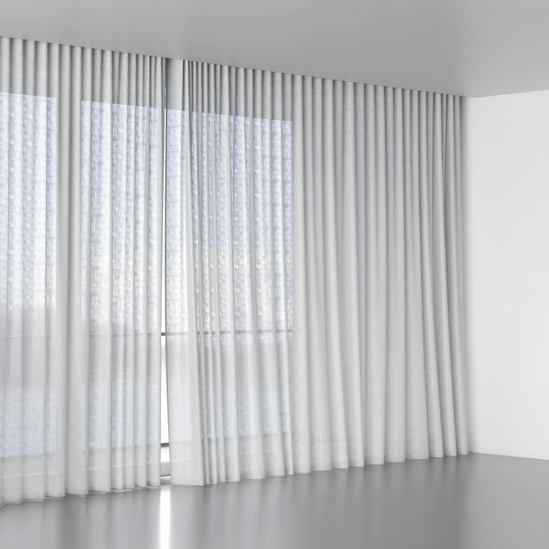 Full view of Charanga Winter, wave pleat
