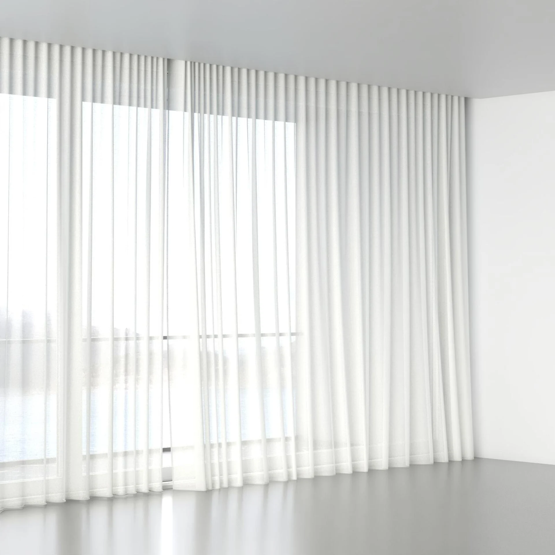 Full view of Focus Pearl, wave pleat
