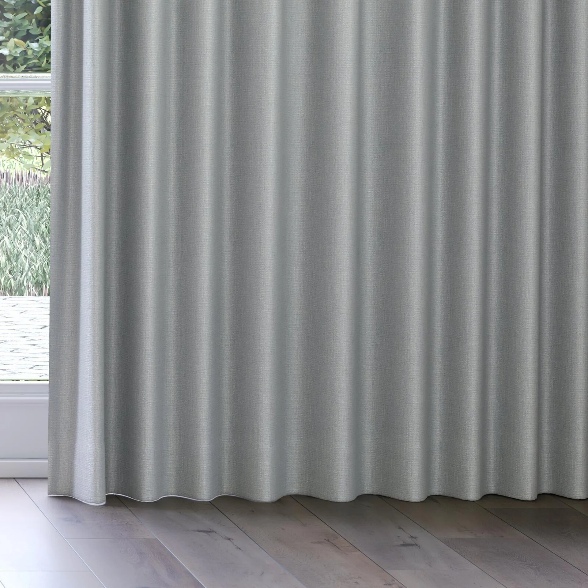 Bottom view of Gent Sky, on curtain rail