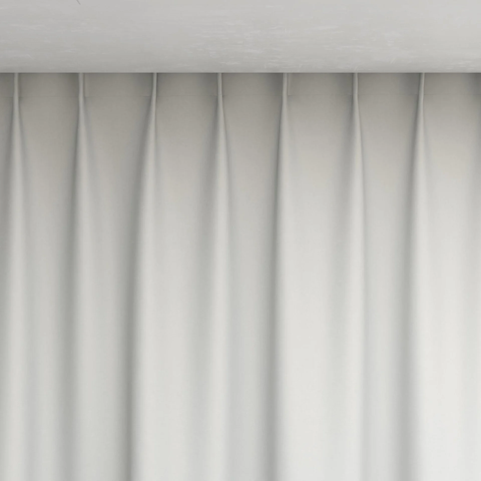 Top view of Re-Vive Ecru, pinch pleat