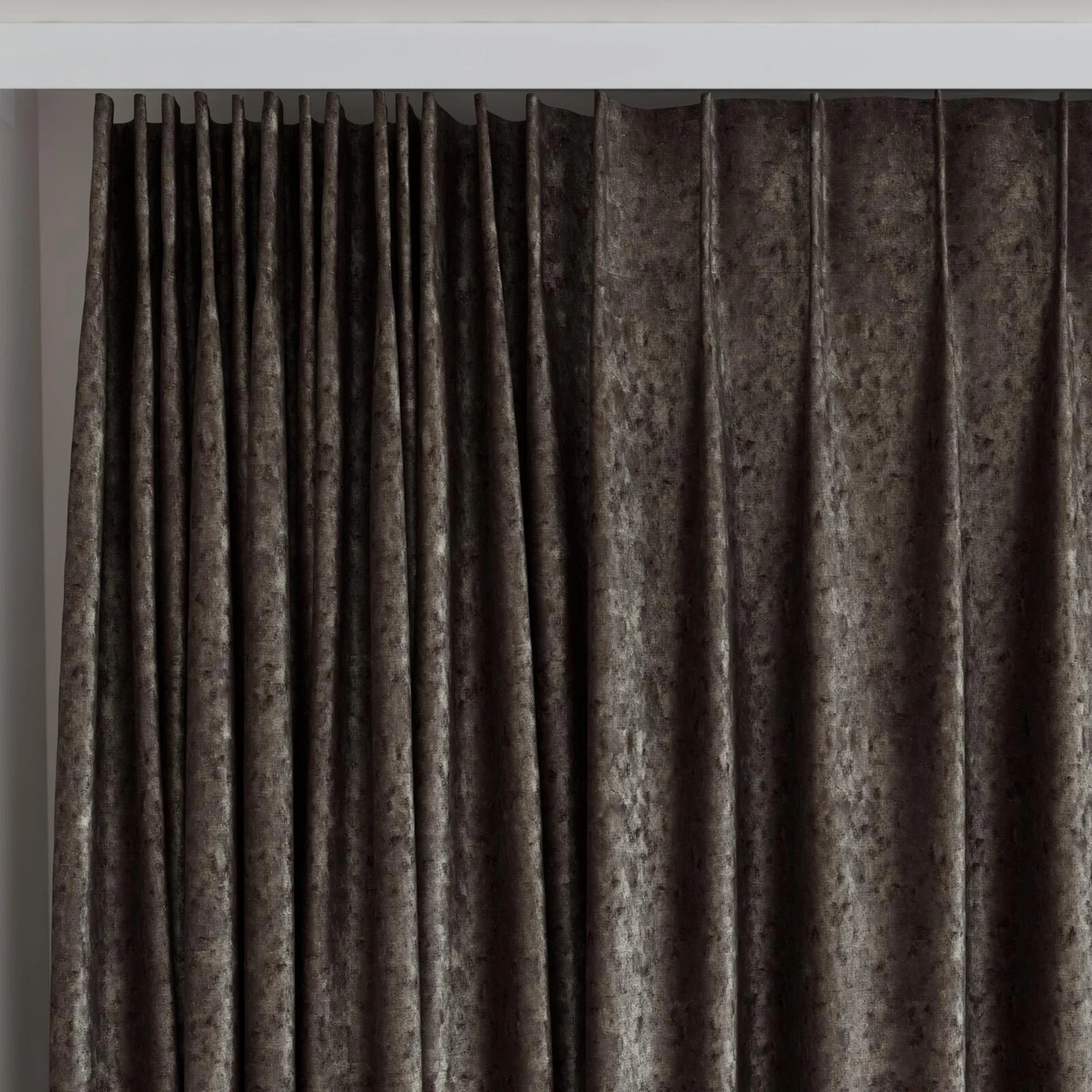 Top view of Opera Fossil, on curtain rail