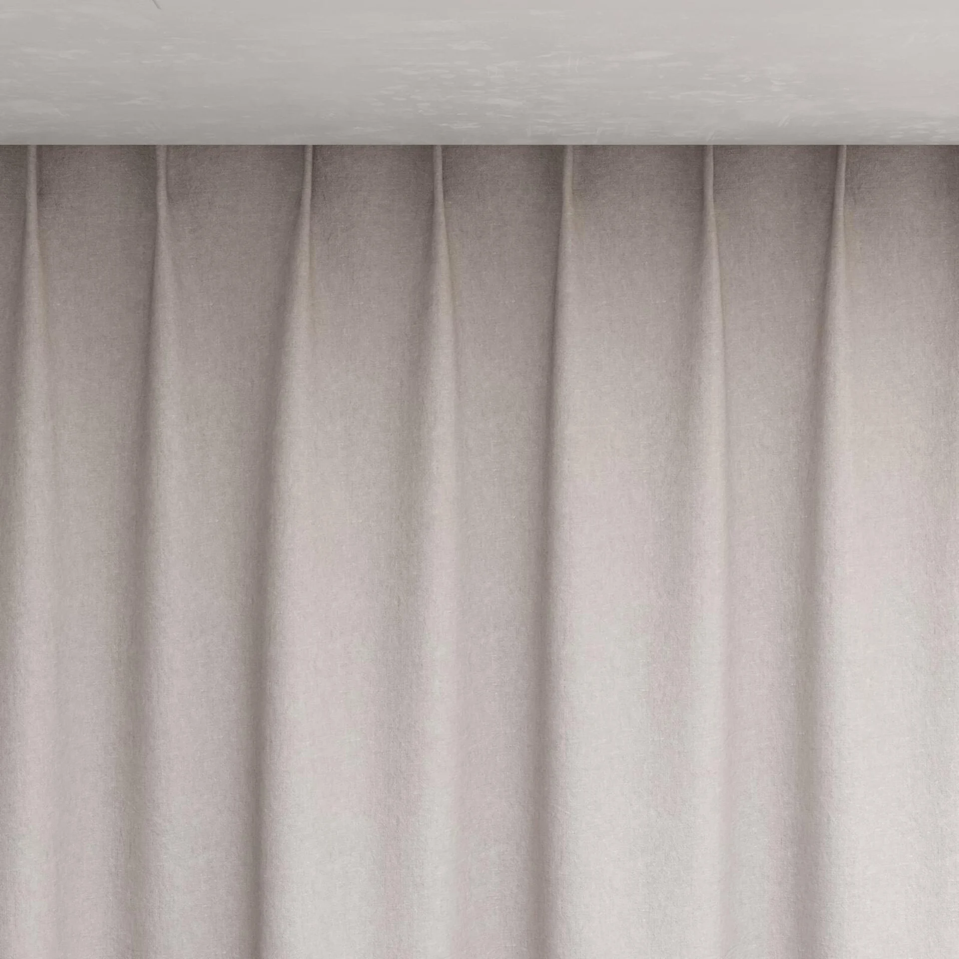 Top view of Obi Stonewash Lilac, pinch pleat