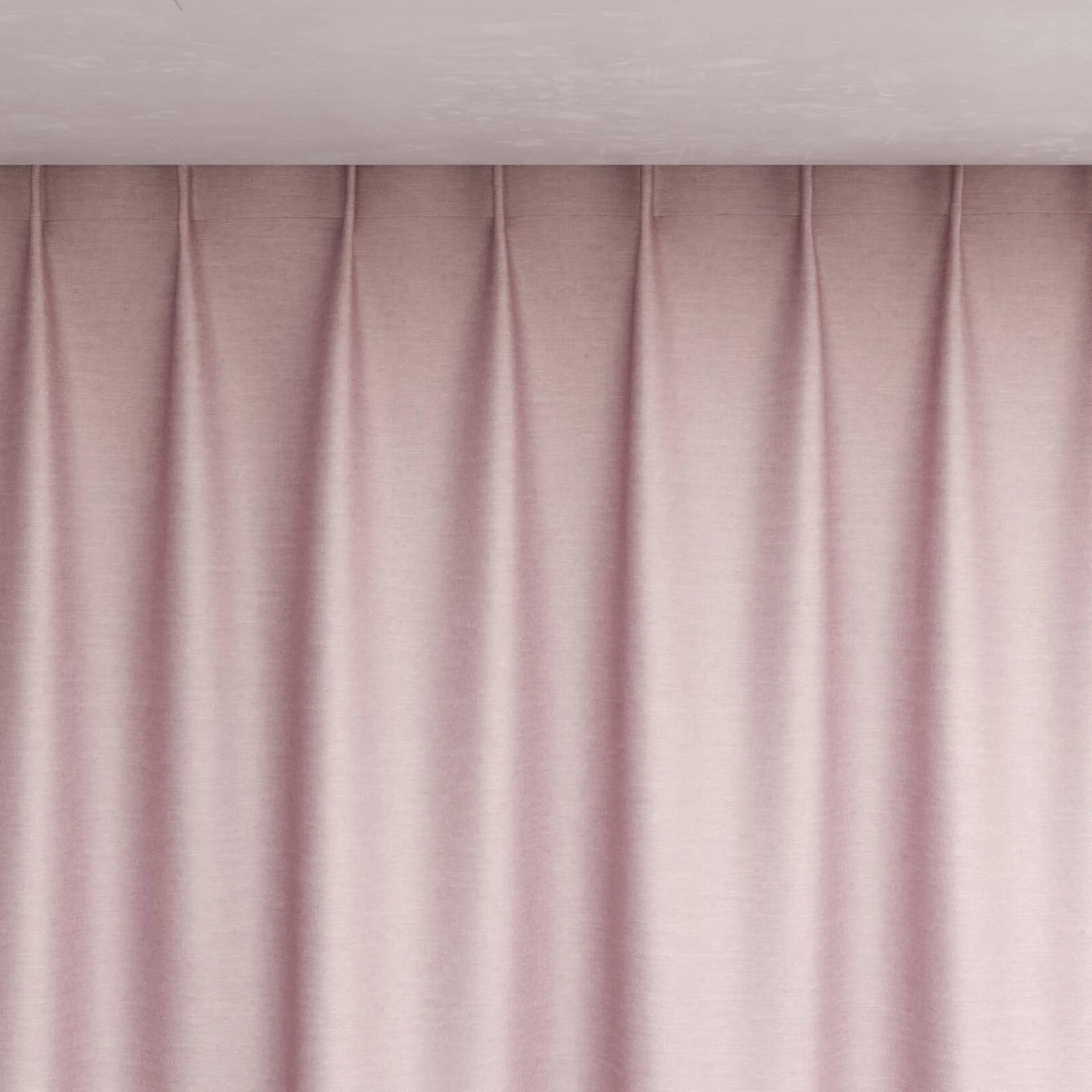 Top view of Provence Petal, pinch pleat