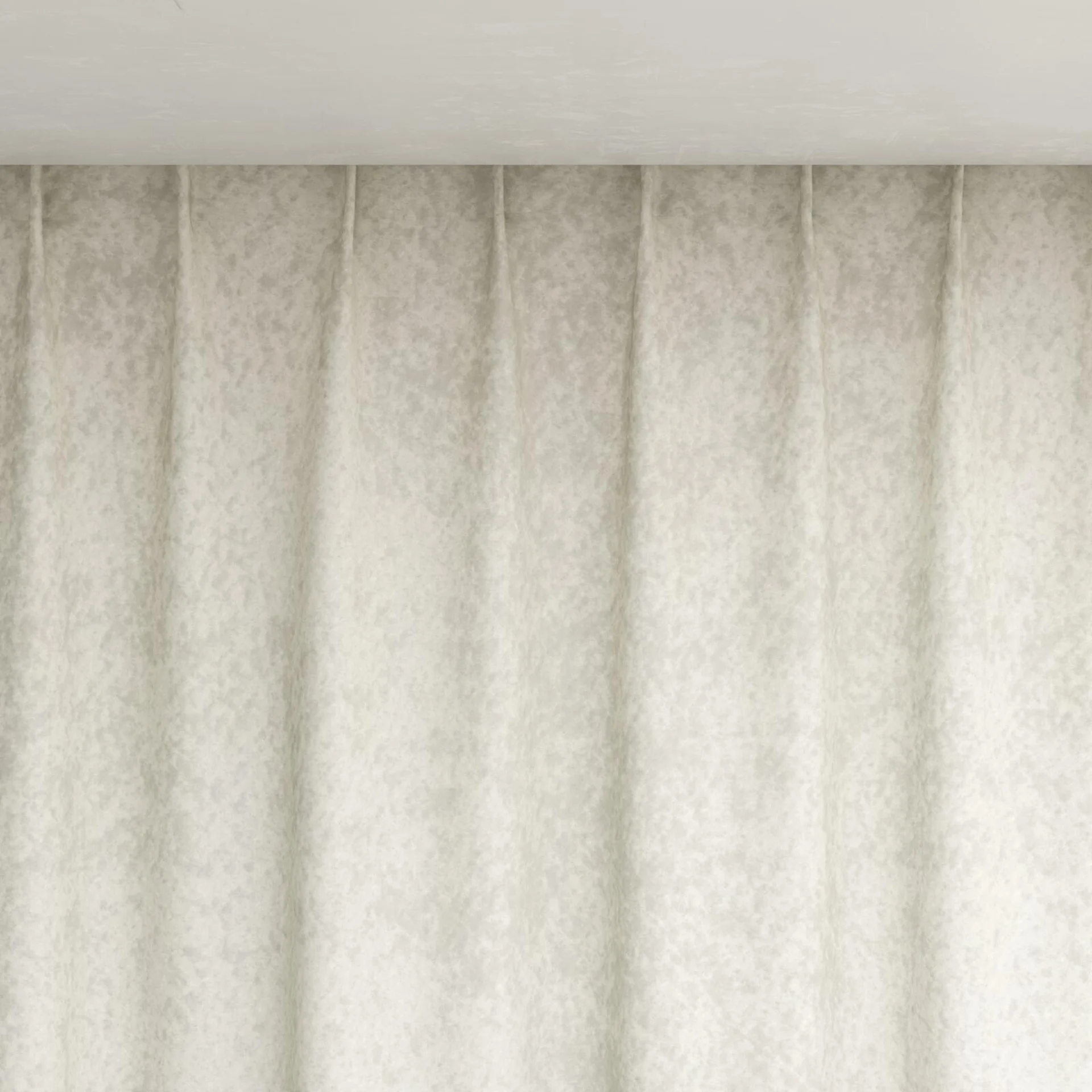 Top view of Opera Ice, pinch pleat