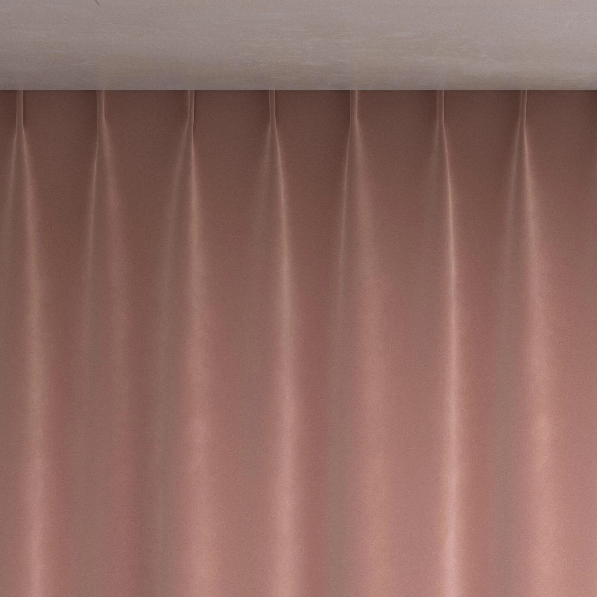 Top view of Verbier Petal, pinch pleat