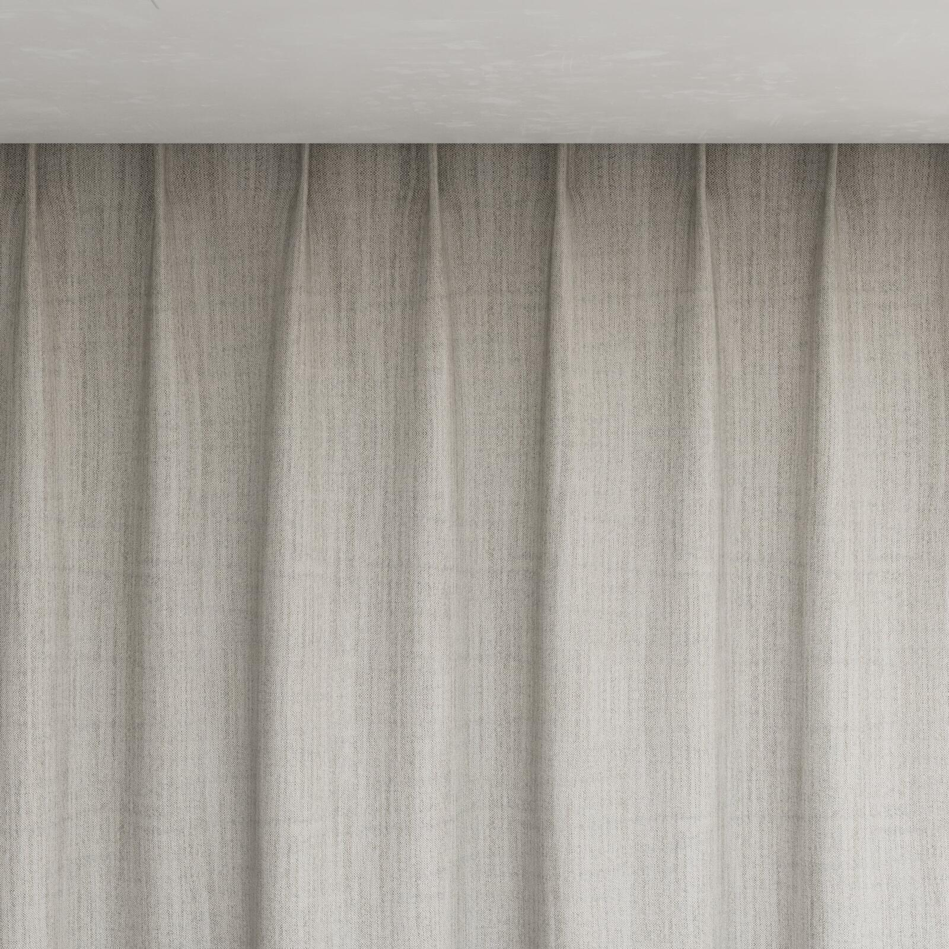Top view of Chatham Pebble, pinch pleat