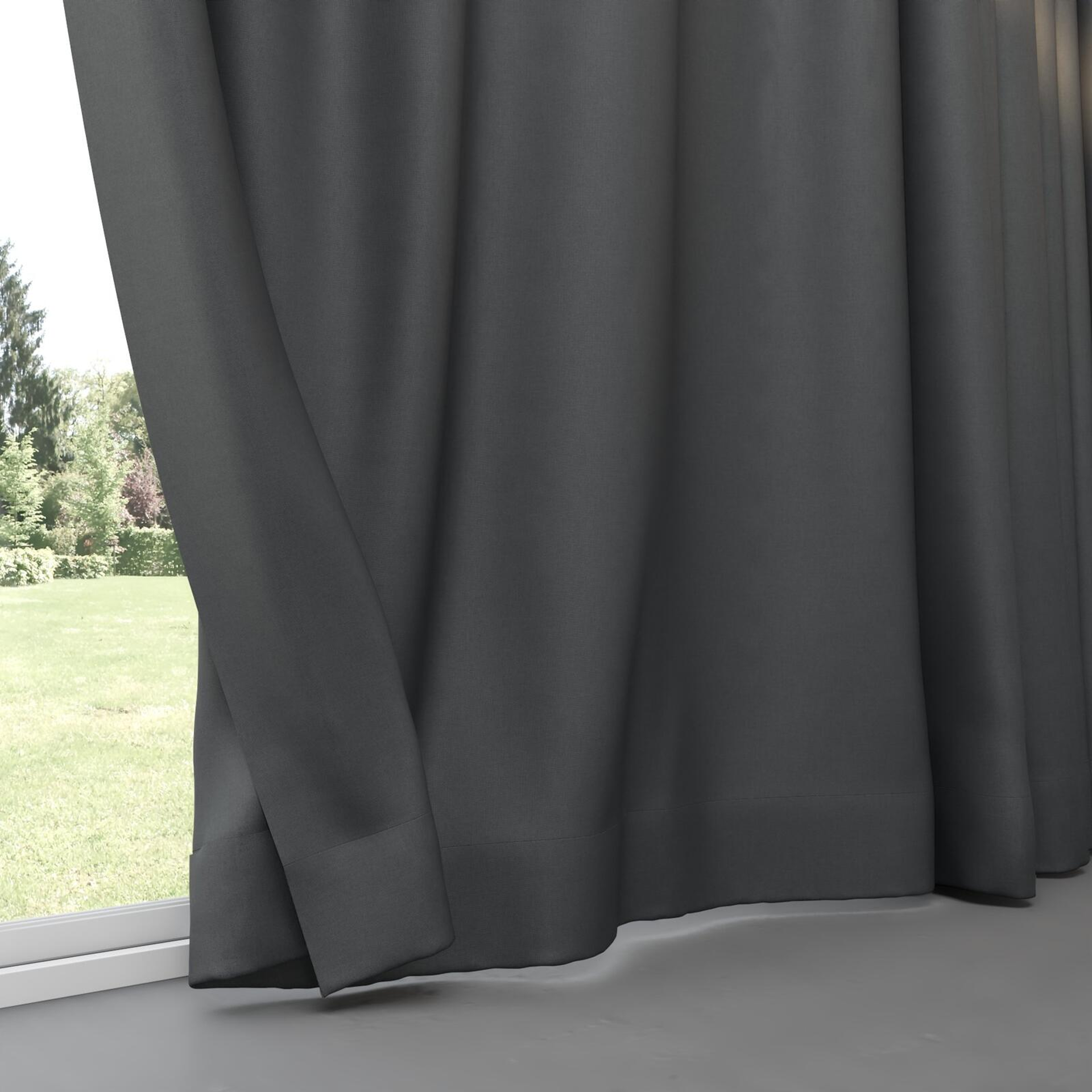 Bottom view of Re Delis Charcoal, pinch pleat