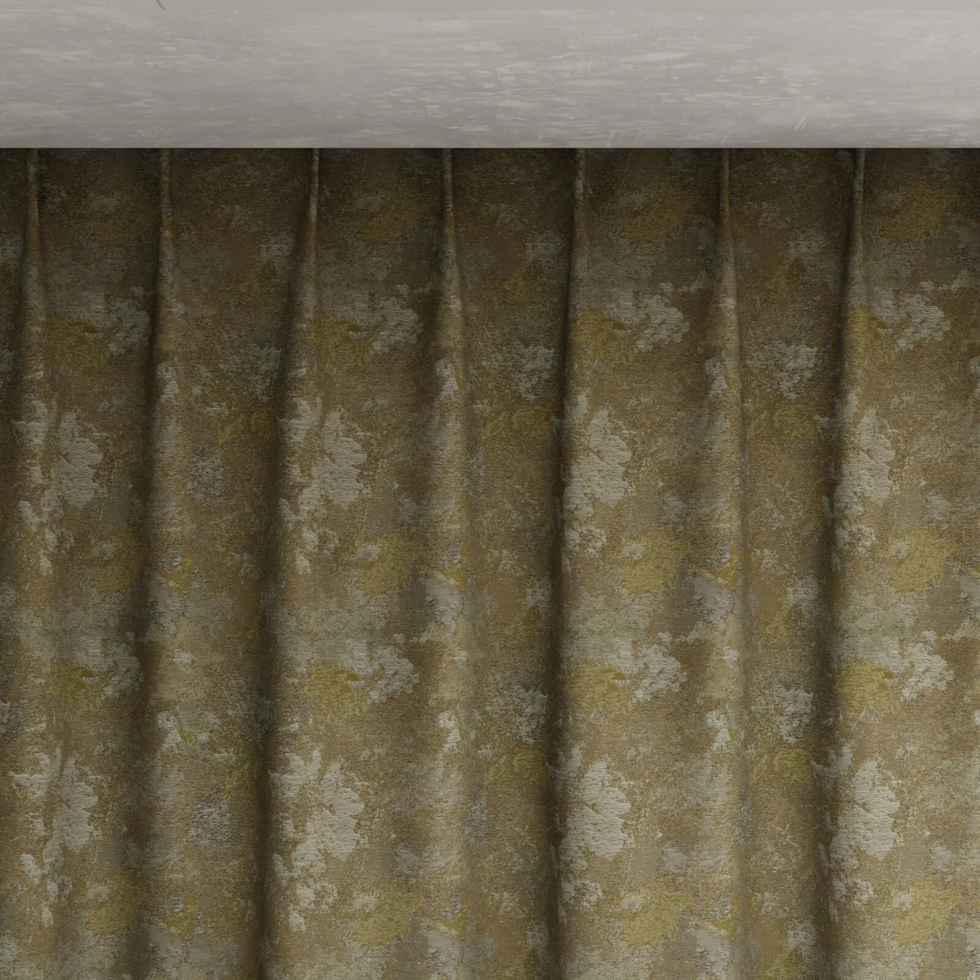 Top view of Joyce Camouflage, pinch pleat