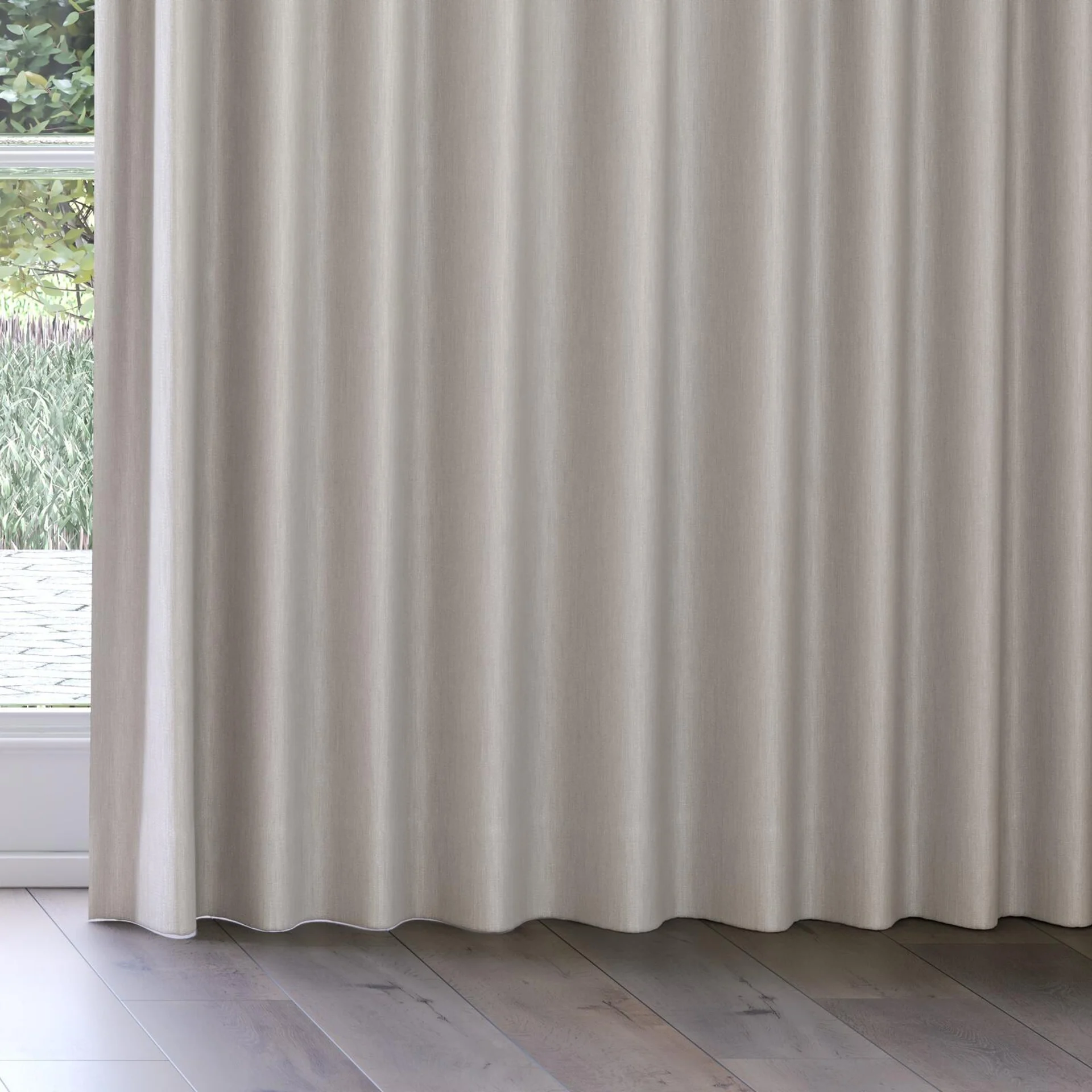 Bottom view of Cordoba Fossil, on curtain rail