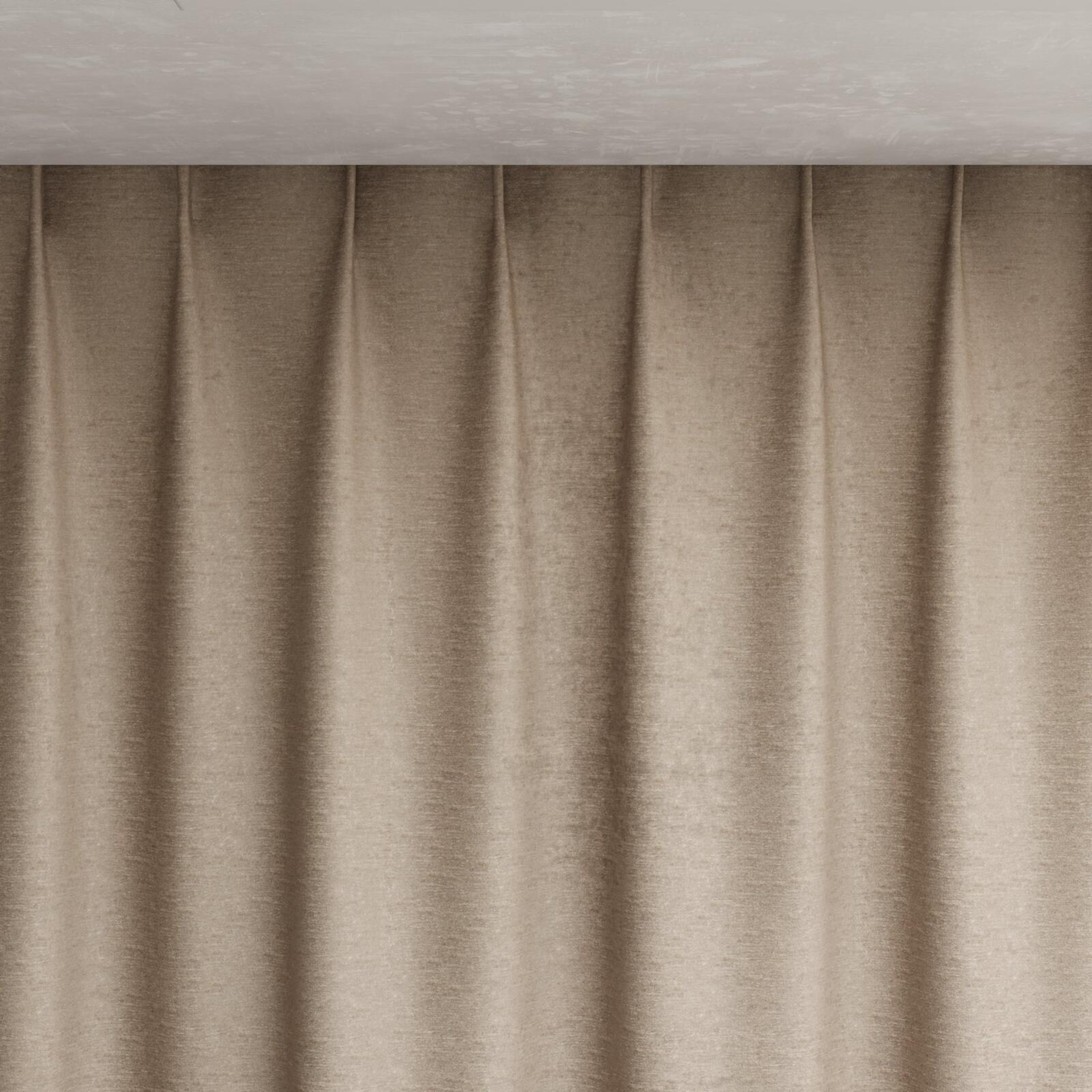 Top view of Lambada Moon Rock, pinch pleat