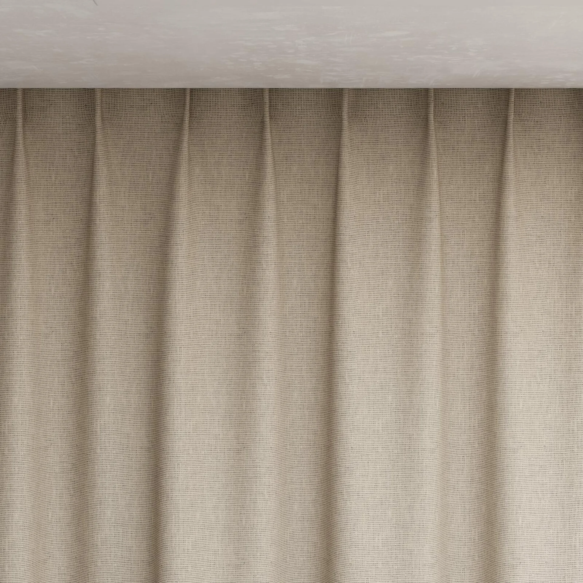 Top view of Yugen Clay, pinch pleat