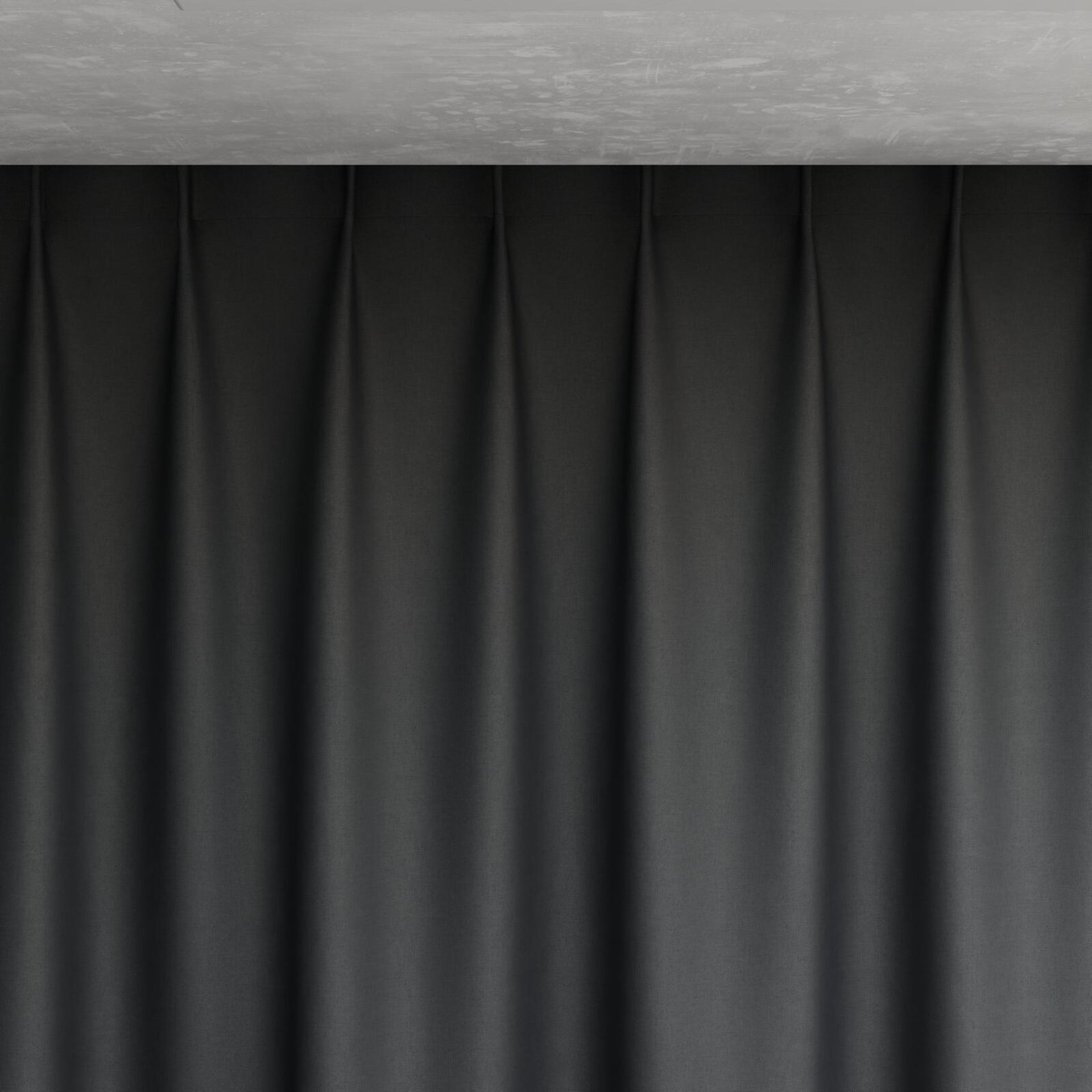 Top view of Re Delis Charcoal, pinch pleat