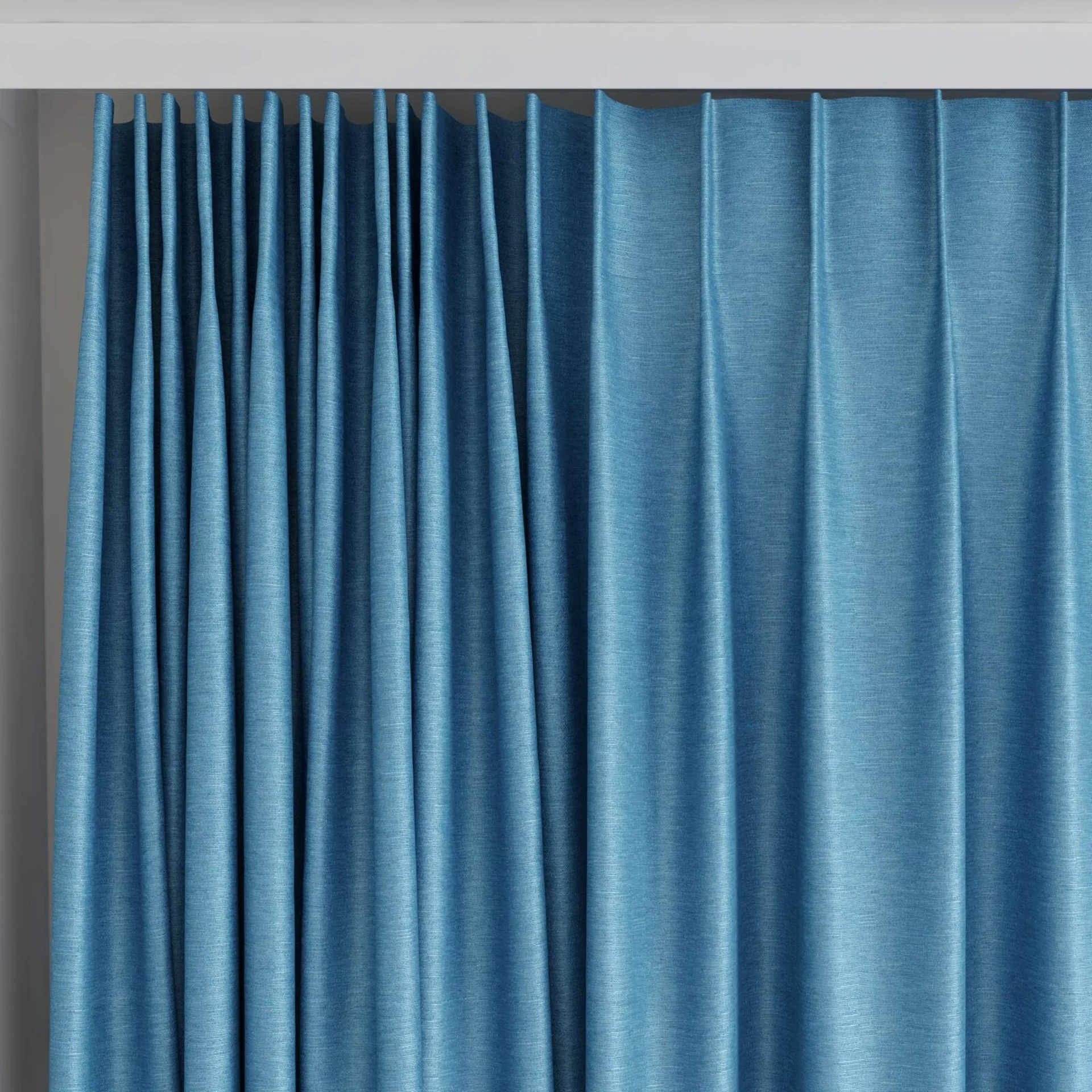 Top view of Provence Fountain, on curtain rail