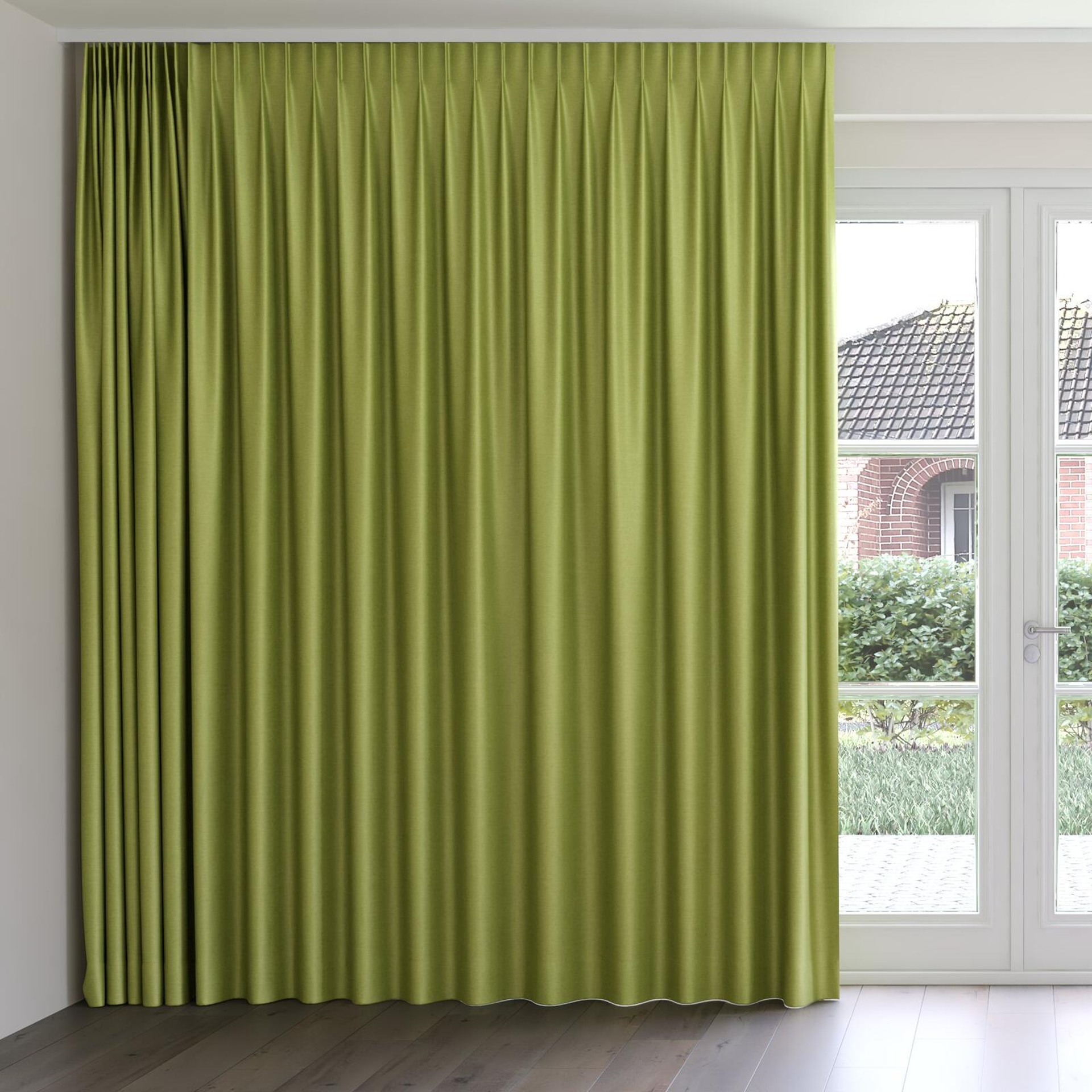 Front view of Provence Pear, on curtain rail