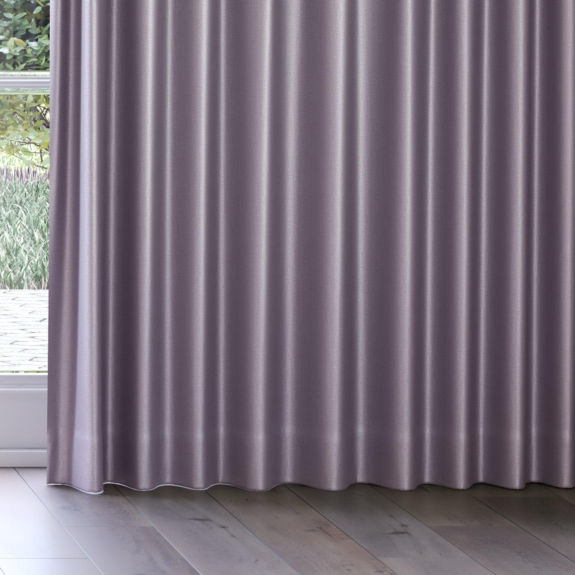 Bottom view of Consul Violet, on curtain rail