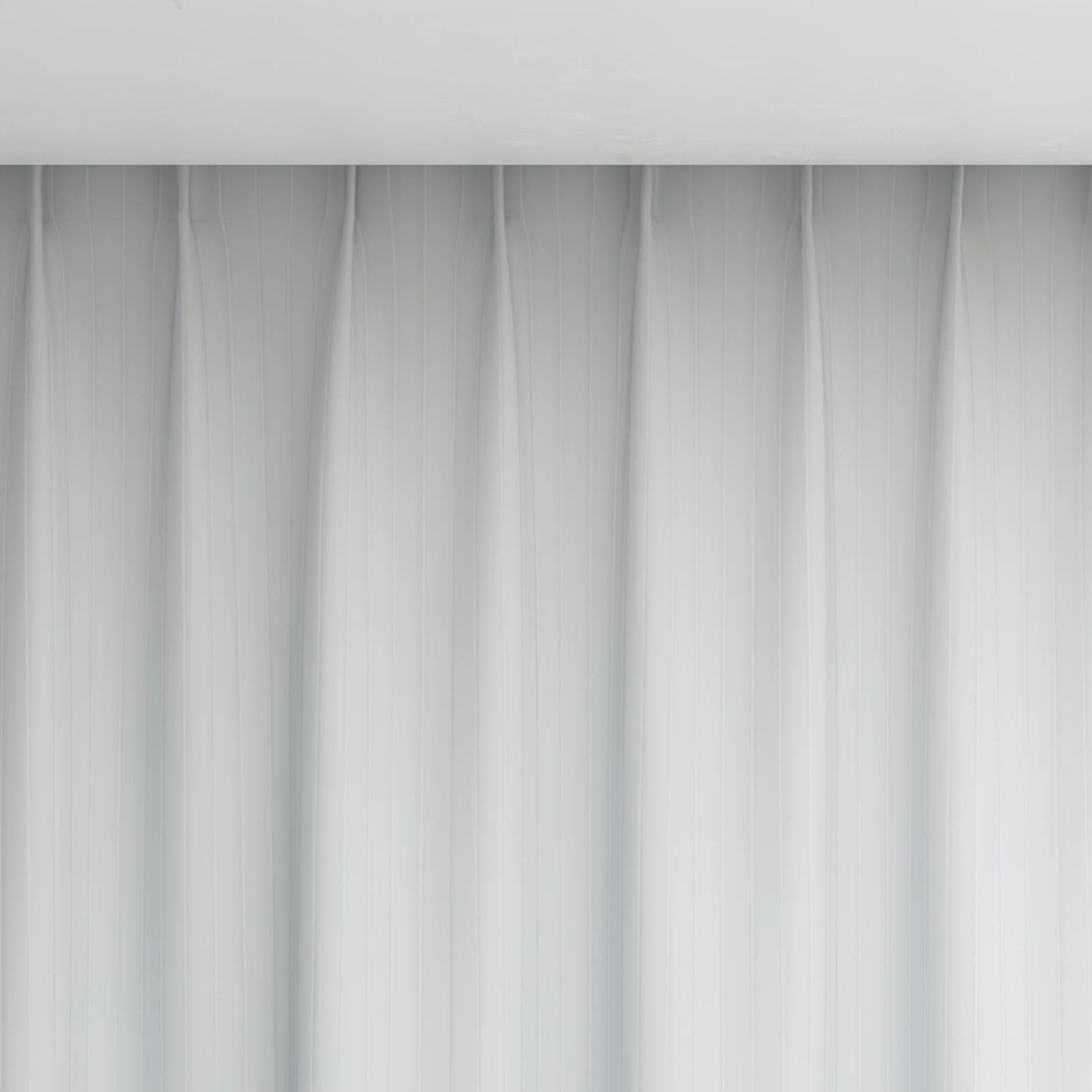 Top view of Cordial Swan, pinch pleat