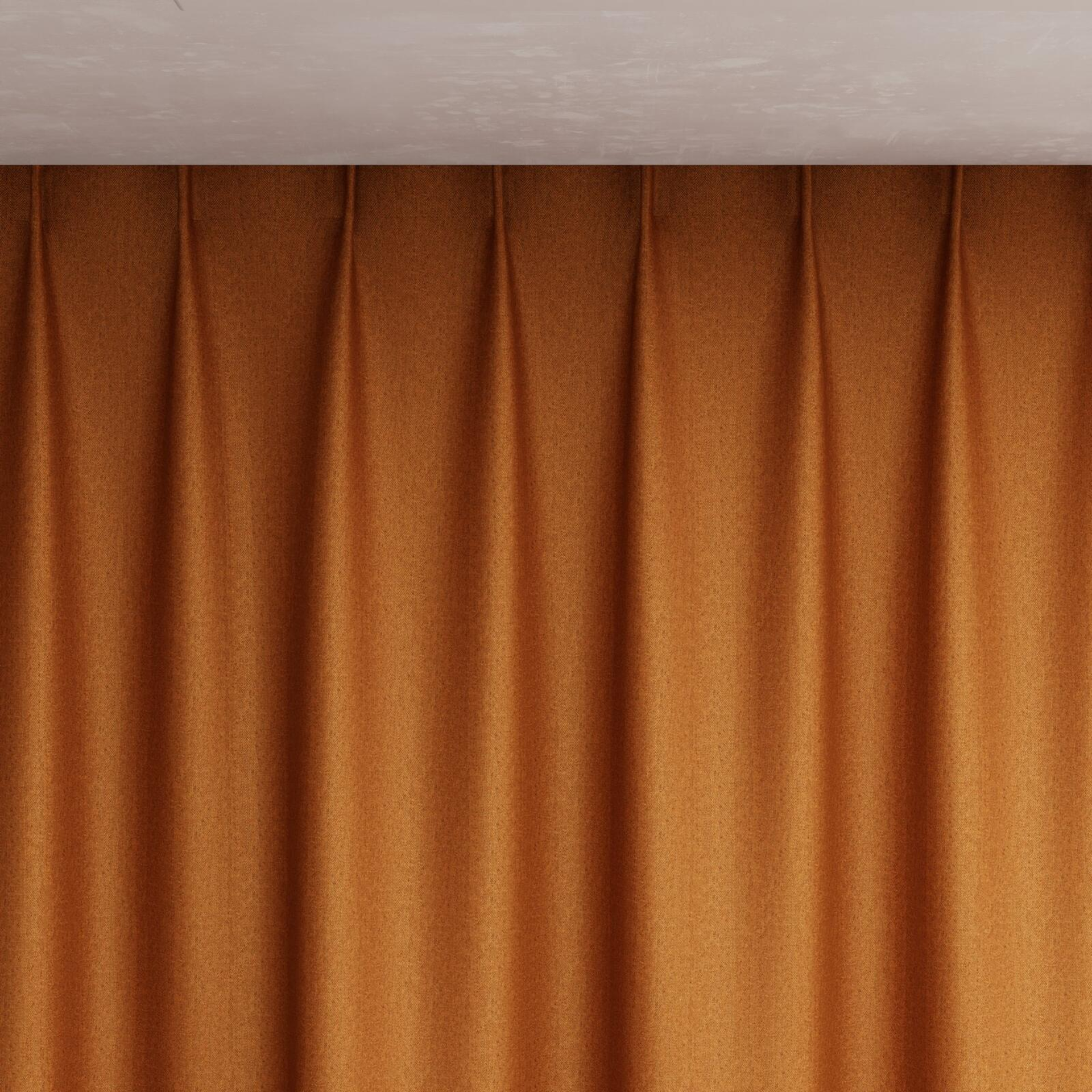 Top view of Taylor Oxide, pinch pleat